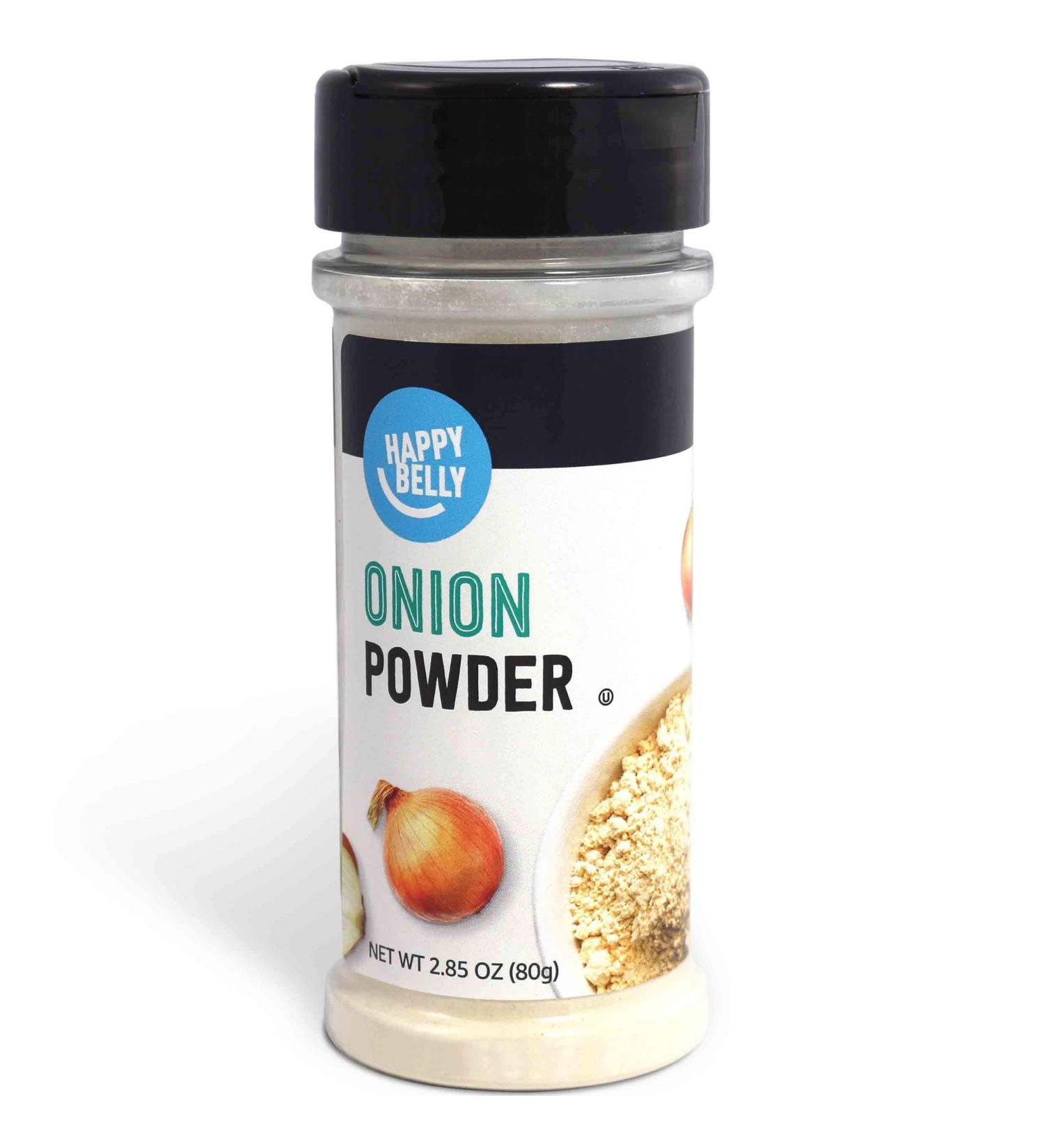 Amazon Brand - Happy Belly Onion Powder 2.85 oz | Premium Quality Onion Seasoning - Buy Online on GoSupps.com