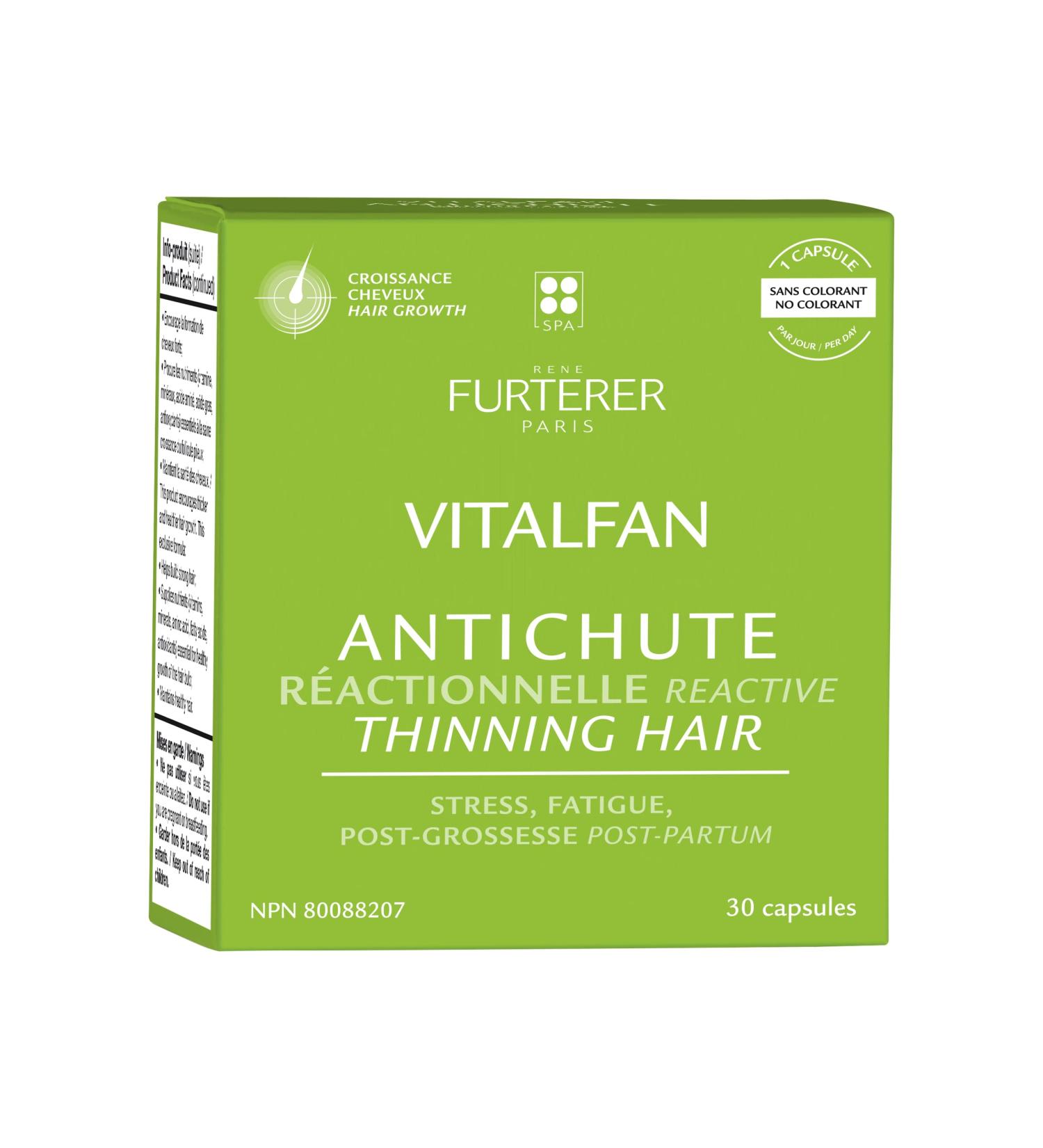 Ren Furterer - VITALFAN - Reactional Hair Thinning - Dietary Supplement Sudden Temporary Thinning Hair- 30 caps - Buy Online on GoSupps.com