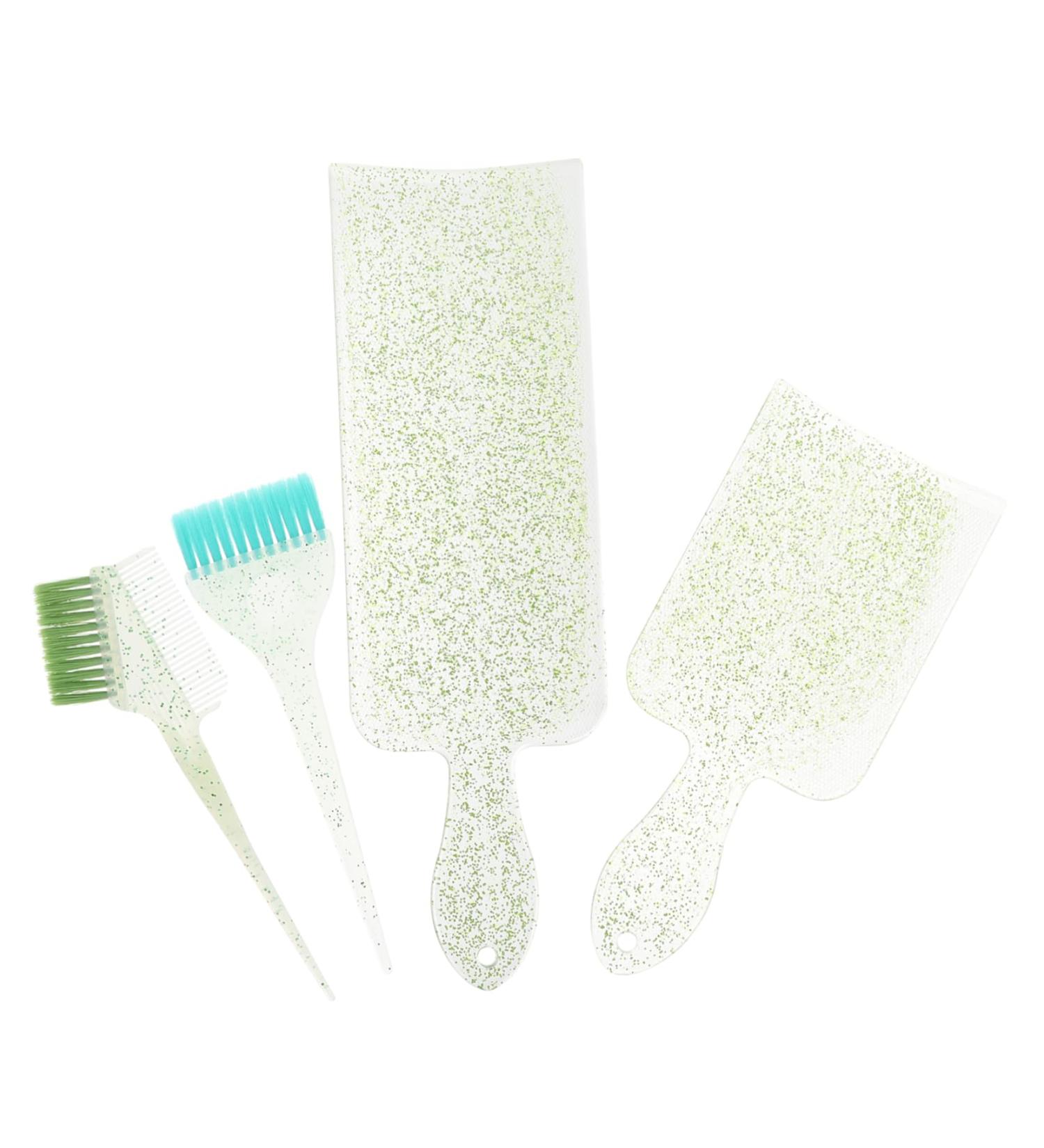 FRCOLOR 1 Set Baking Oil Hair Dye Kit Hair Coloring Tool Kit Balayage Highlighting Hair Dye Board Hair Coloring Board Highlighting Board Hair Dye Brush Nylon Hair Comb 34.30X10.80X0.50CM Green - Buy Online on GoSupps.com