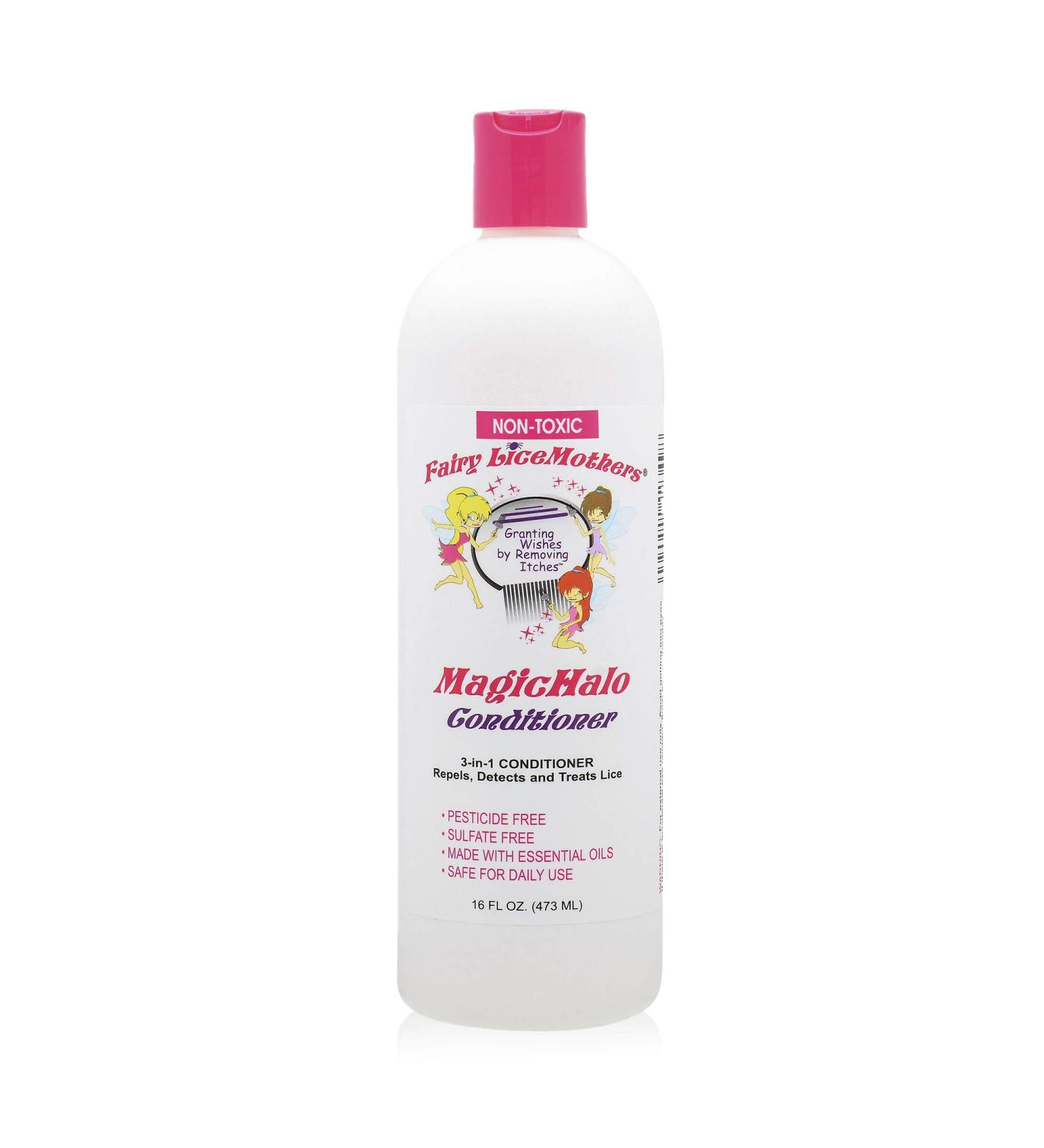 MagicHalo Anti-Lice Conditioner - Head Lice Prevention Formula with Essential Oil | 16 fl oz - Buy Online on GoSupps.com