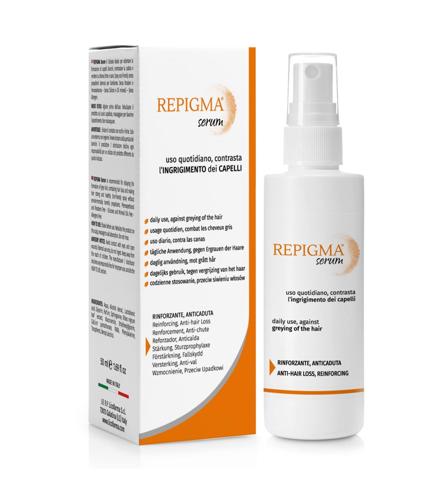 Repigma Serum Lotion serum for hair | Fortifying | Anti-hair loss | Against hair aging | 50 ml - Buy Online on GoSupps.com
