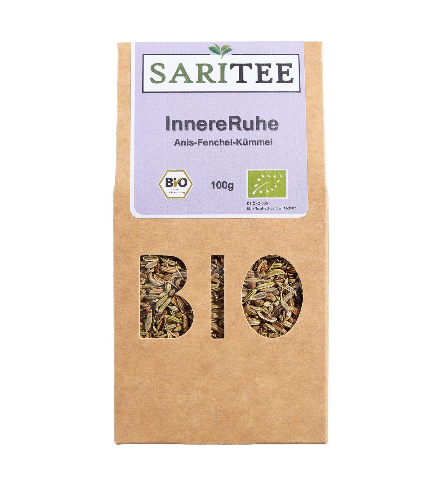 FRUTEG SARITEE Organic inside well loose Loose tea with aromatic organic fennel Anis Cammel From organic cultivation Detox Tea Good night tea Magentee 100g - Buy Online on GoSupps.com