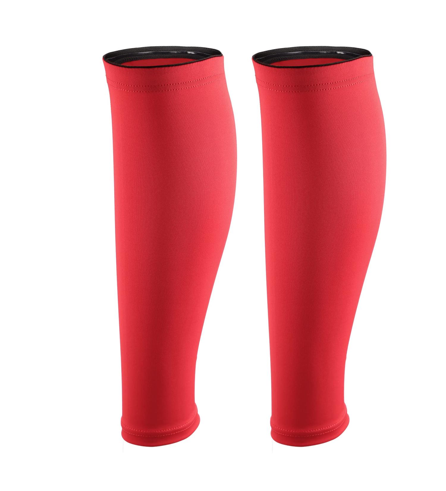 VOCOSTE Calf Compression Sleeve - Leg Compression Socks for Sore Muscles Red L Size - Enhance Recovery & Performance - Buy Online on GoSupps.com