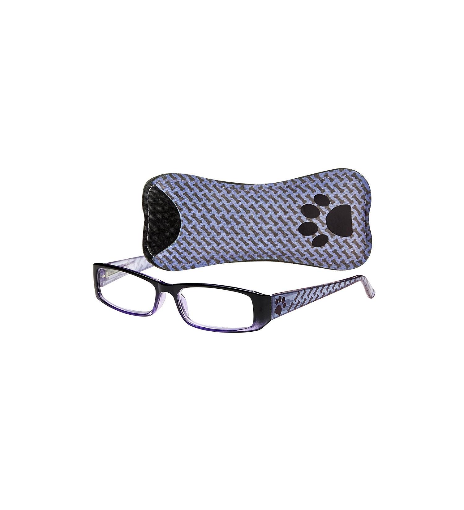 Buy Select-A-Vision Dog Bone Rectangular Reading Glasses - Blue +2.50 | Unique Paw & Bone Design | International Shipping Available - Buy Online on GoSupps.com