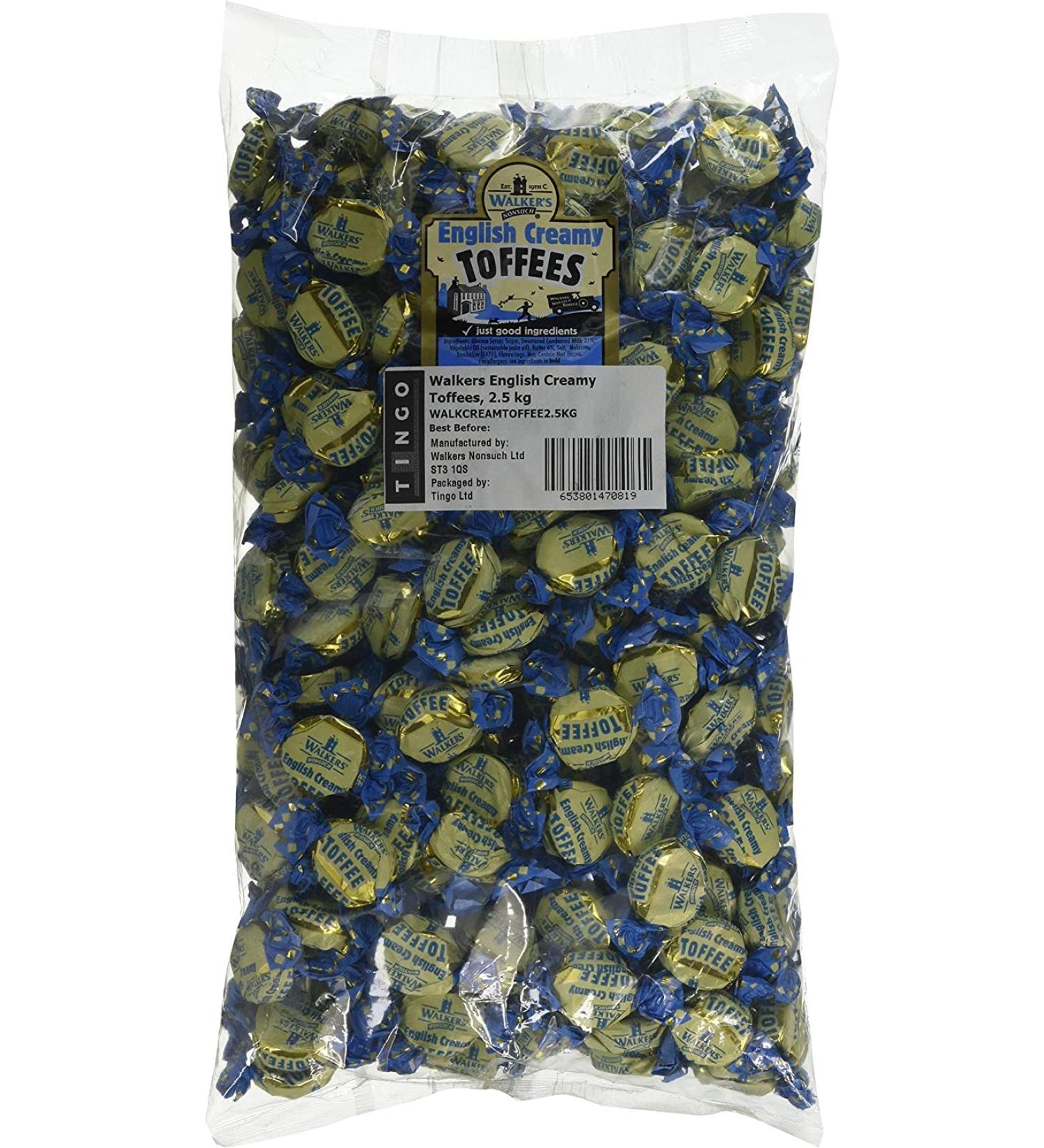 Walkers English Creamy Toffees 500g Delicious Tasty And Twisty Treat Gift Hamper For Birthday Christmas Sold By Kidzbuzz