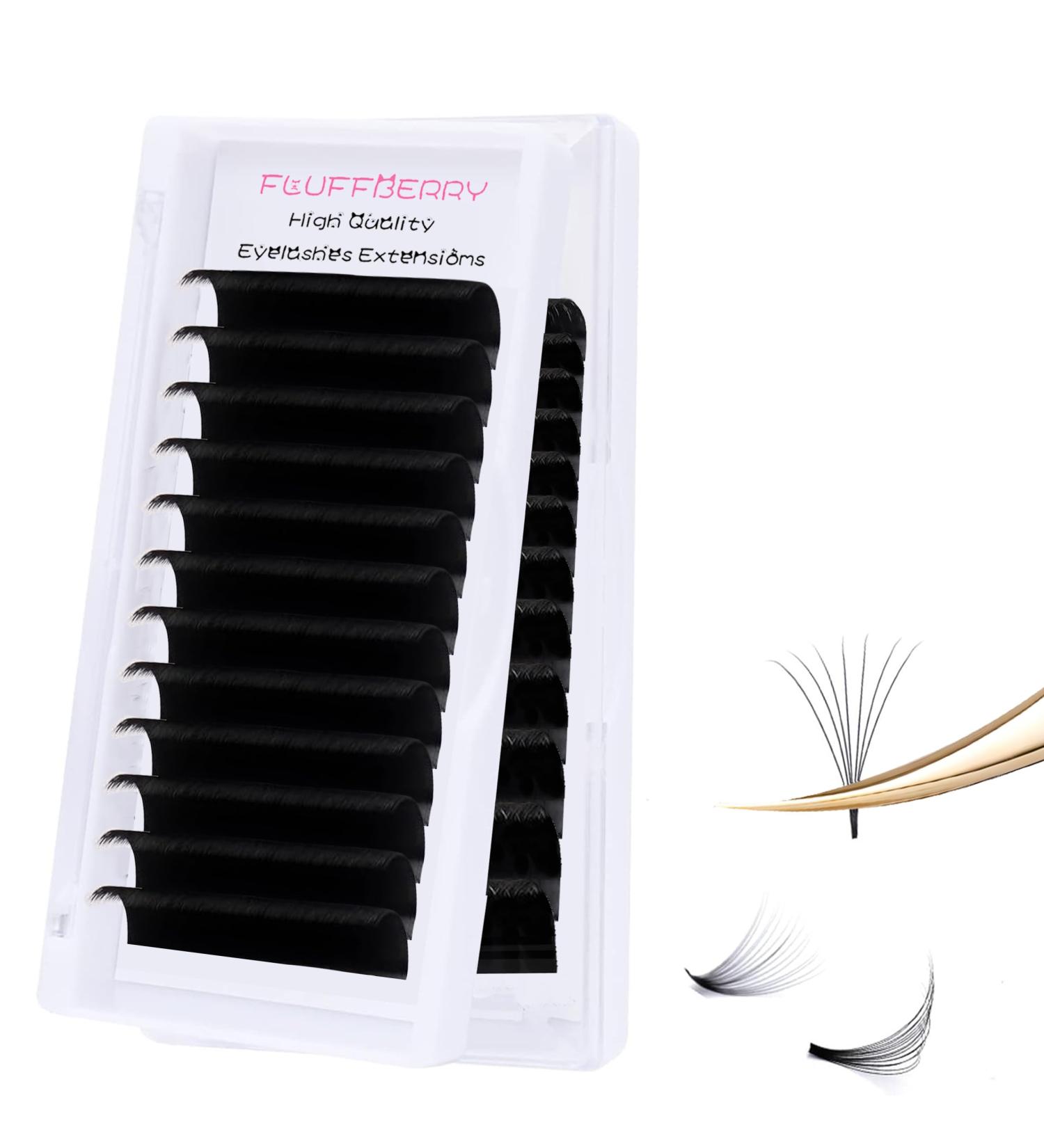 Easy Fan Lashes Eyelash Extensions - Rapid Blooming C D DD Curl | 0.03 0.05 0.07 Volume Lash 8-20mm | International Shipping - Buy Online on GoSupps.com