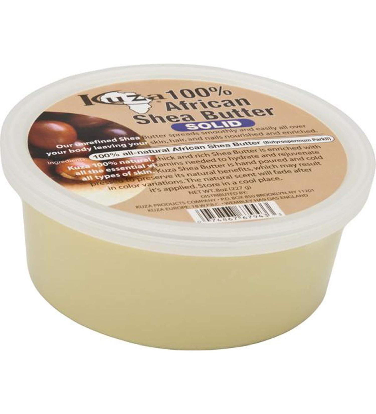 Kuza African Shea Butter Solide 8 Oz.