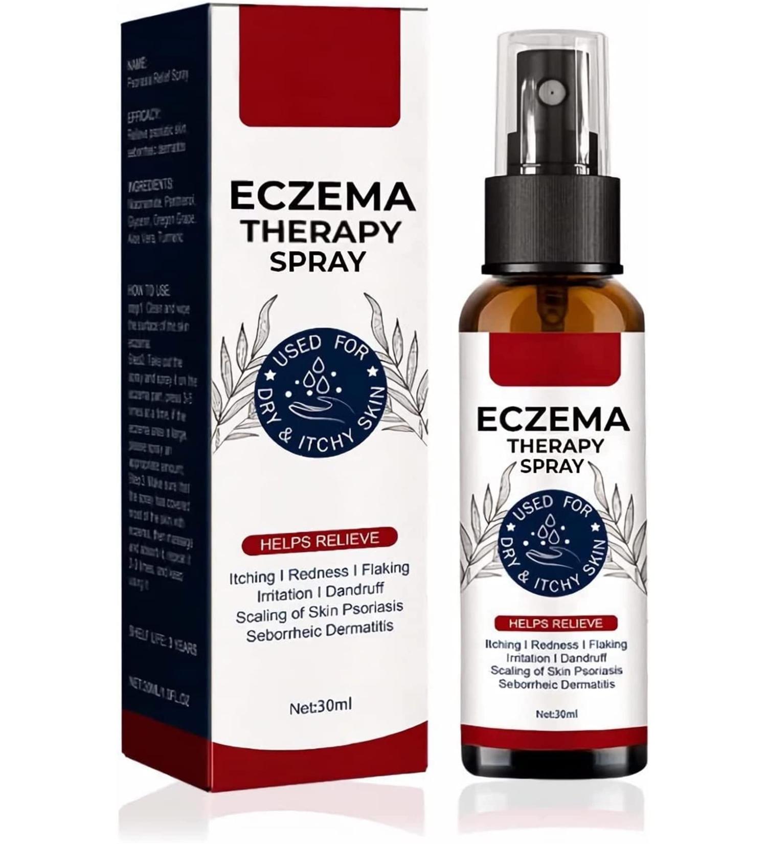 Eczema Therapy Spray Natural Eczema Relief Spray Eczema Treatment Fast Acting Itch Relief (1Pcs) - Buy Online on GoSupps.com