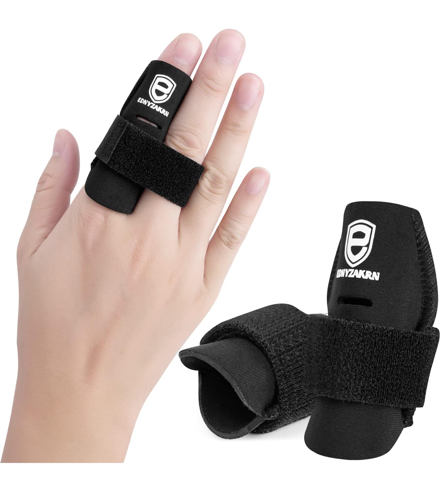 EDNYZAKRN Finger Sleeves Protectors - Adjustable Trigger Finger Brace for Sports - 2 Pack - Buy Online on GoSupps.com