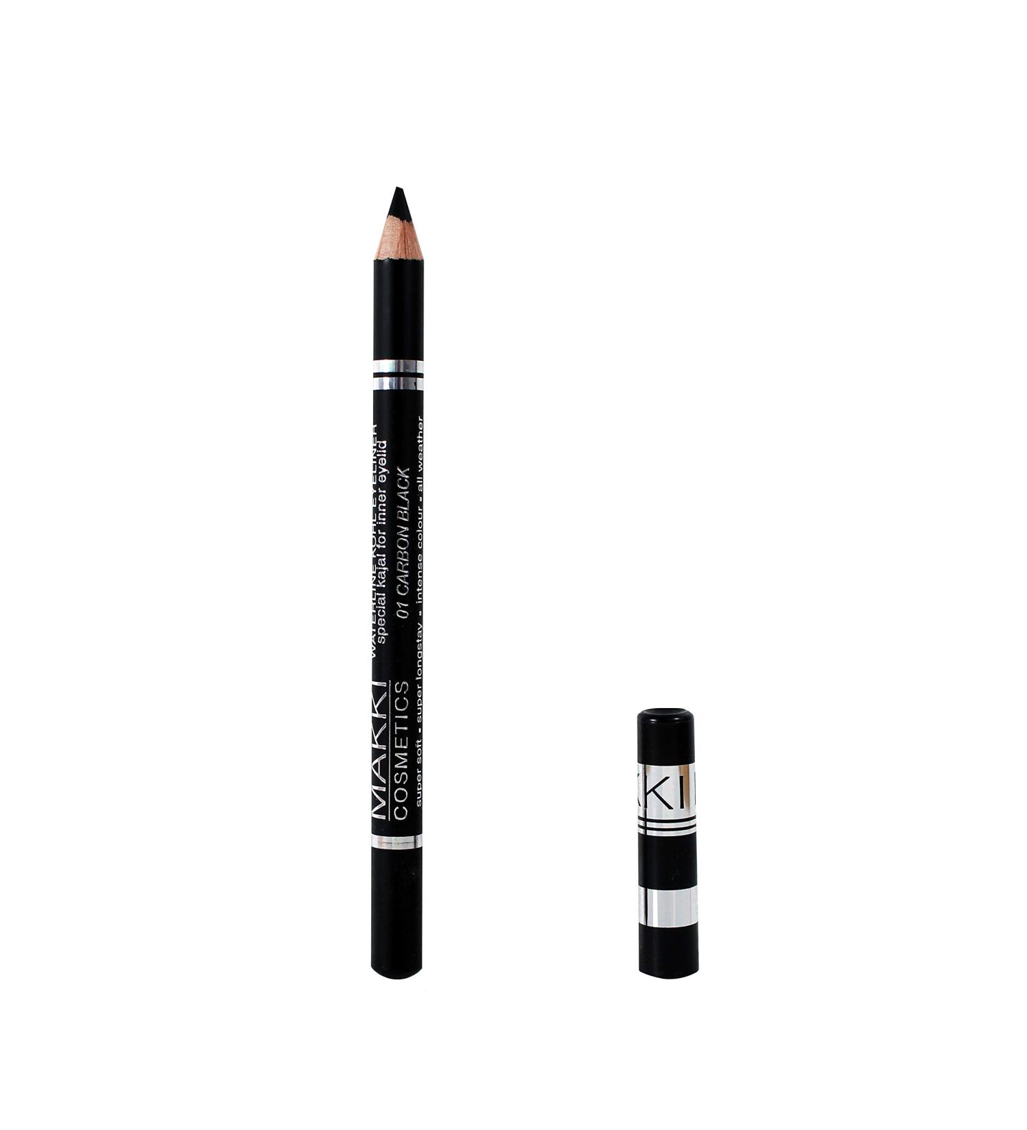  Makki Black Carbon Waterline Kohl Special Kajal Eyeliner - Buy Online on GoSupps.com