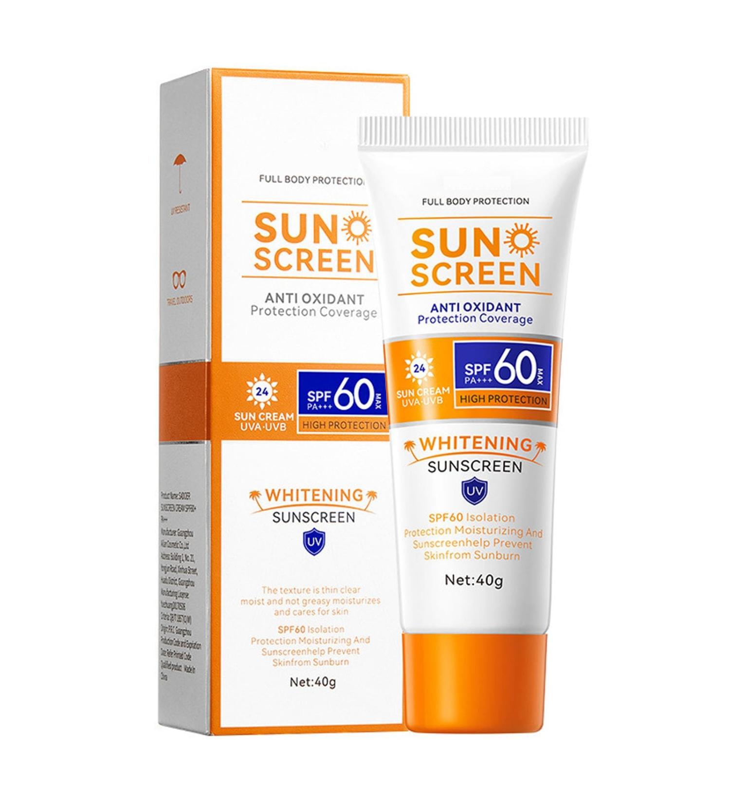 Buy Oil-Free SPF 60+ Face Sunscreen | No White Cast Facial Skin Care | International Shipping - Buy Online on GoSupps.com