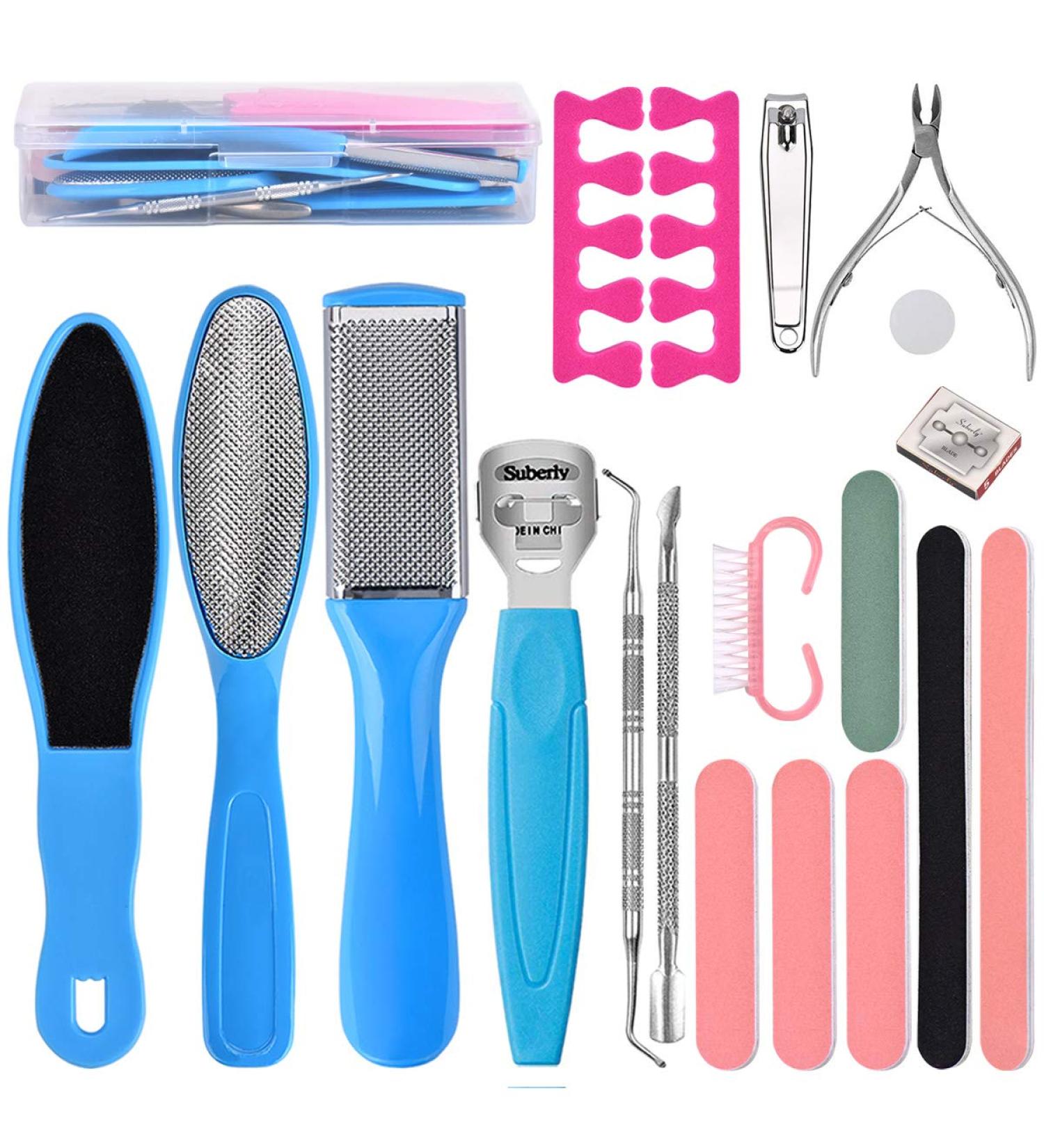 Queta Corneal Remover - Stainless Steel Foot Care Tool Set for Corn and Callus Removal | Anti-Callus Peeling Pedicure Solution - Buy Online on GoSupps.com