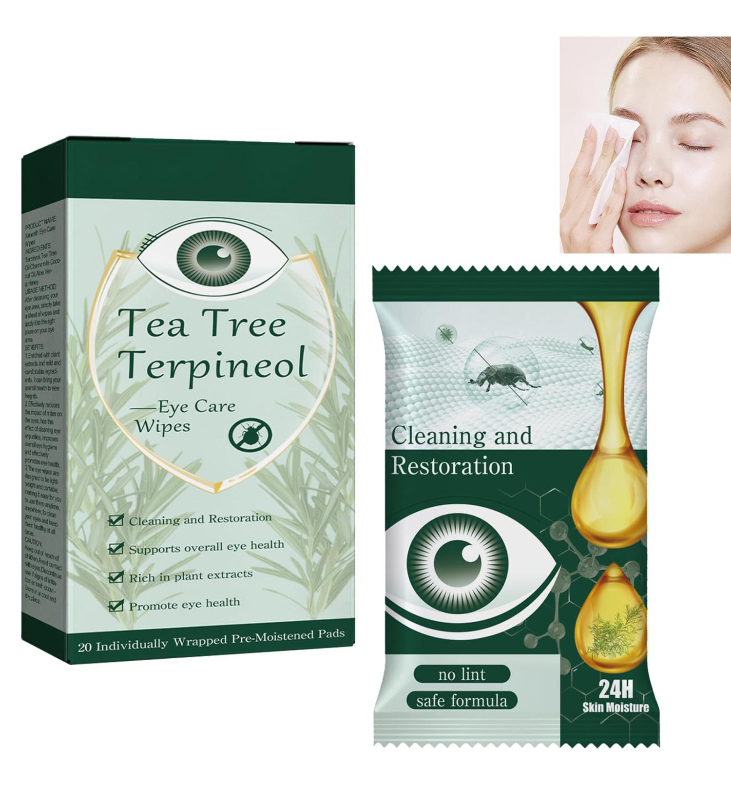 KOAHDE Eye Wipes for Itchy Dry Eyes Eyelid Cleansing Wipes Mite Removal Eyelid Wipes Eyelid Wipes Mite Removing Itchy Eyes Relief Wipes Wrapped Eyelash Wipes Eye Mite Removal Wet Wipes 20PC - Buy Online on GoSupps.com