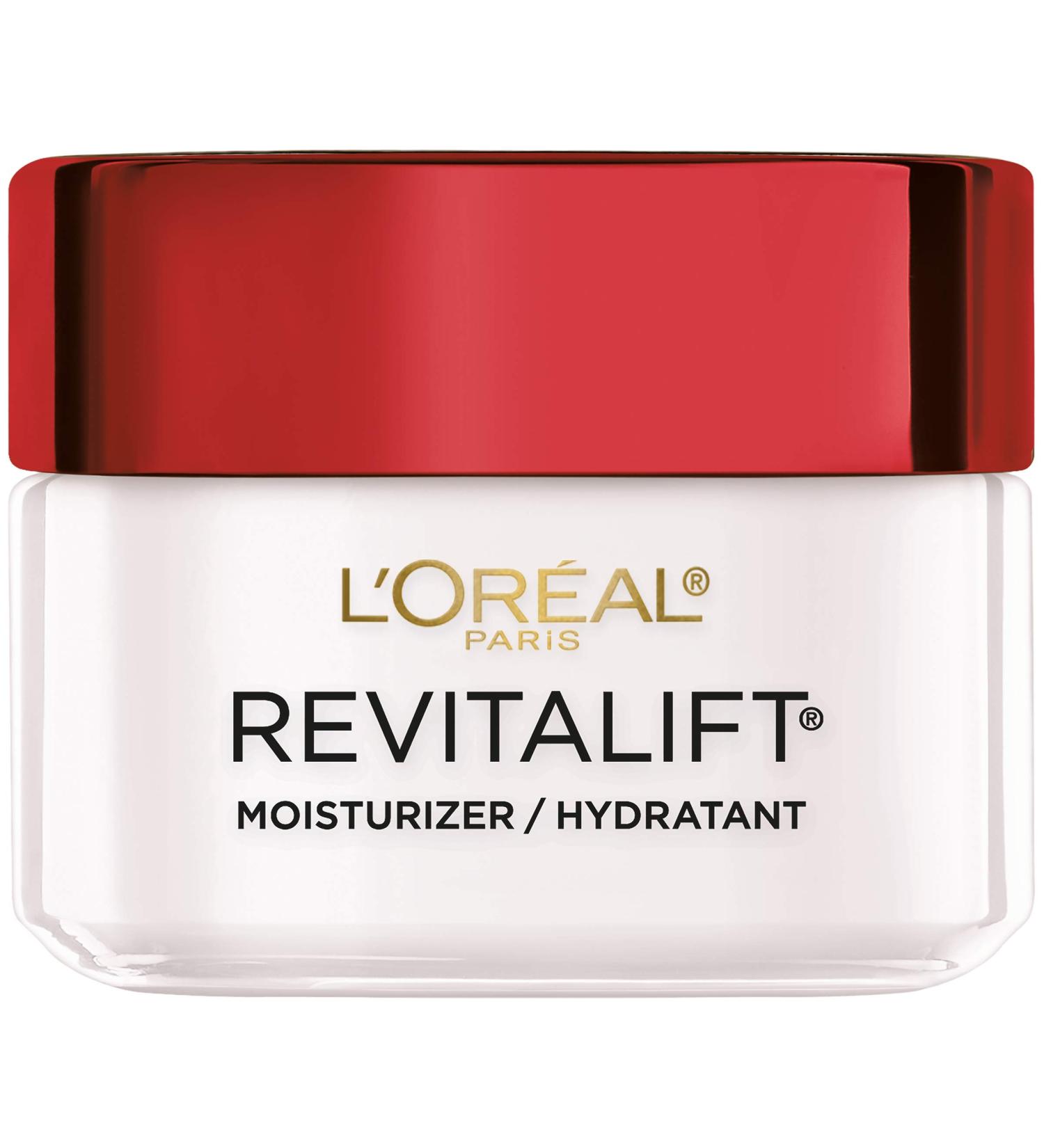 L'Oreal Paris Revitalift Anti-Wrinkle Face & Neck Moisturizer with Pro-Retinol 1.7 oz - Paraben Free - Buy Online on GoSupps.com
