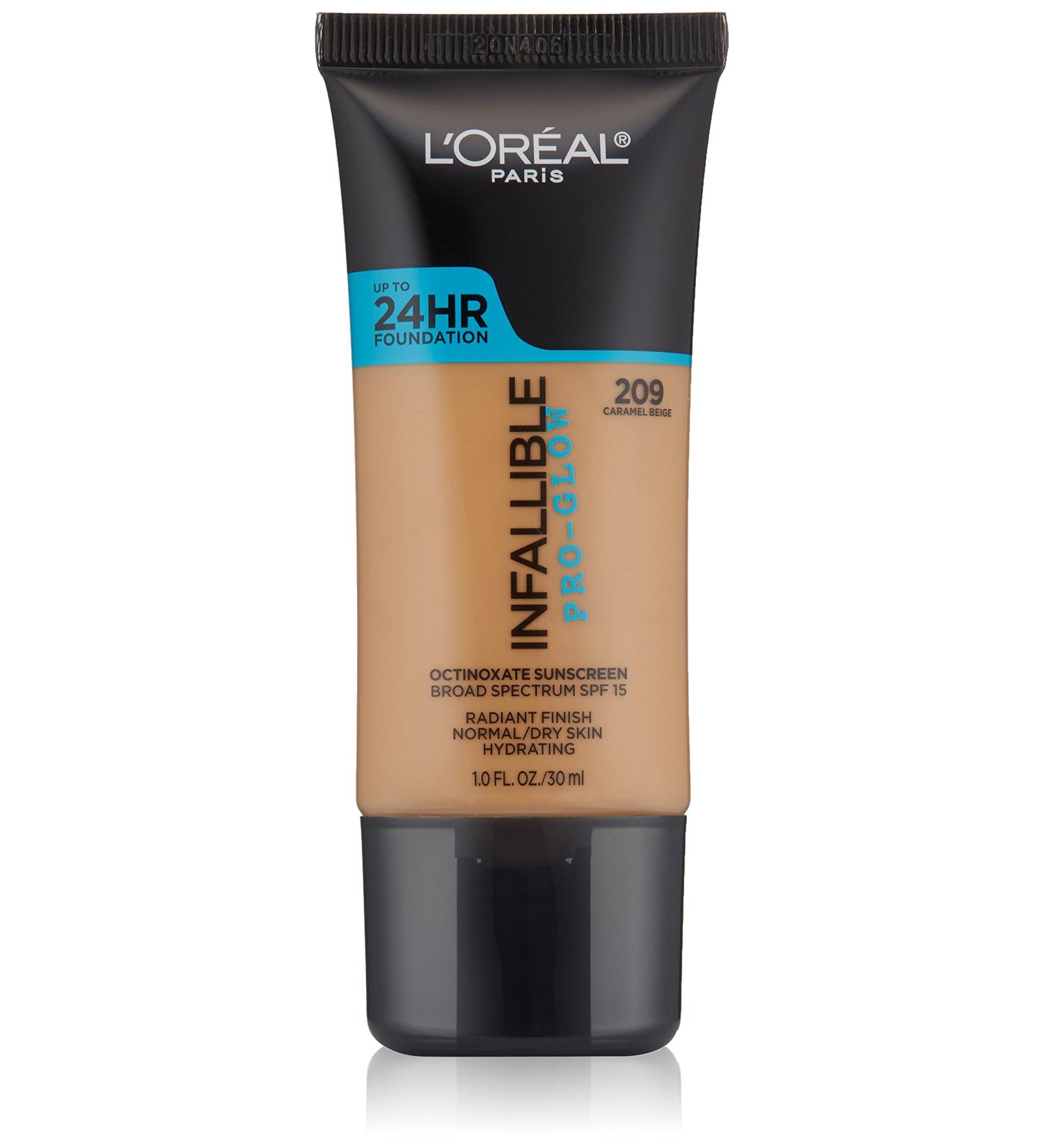 L'Or al Paris Infallible Pro-Glow Foundation 1 fl. oz. - Caramel Beige - Buy Online on GoSupps.com