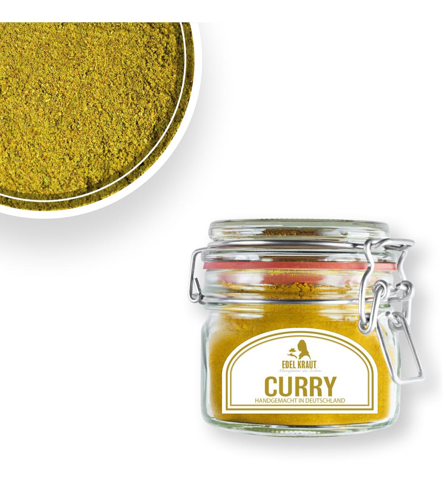 Organic Curry Jaipur - EDEL KRAUT 100g | Premium Glass Packaging - International Shipping Available - Buy Online on GoSupps.com