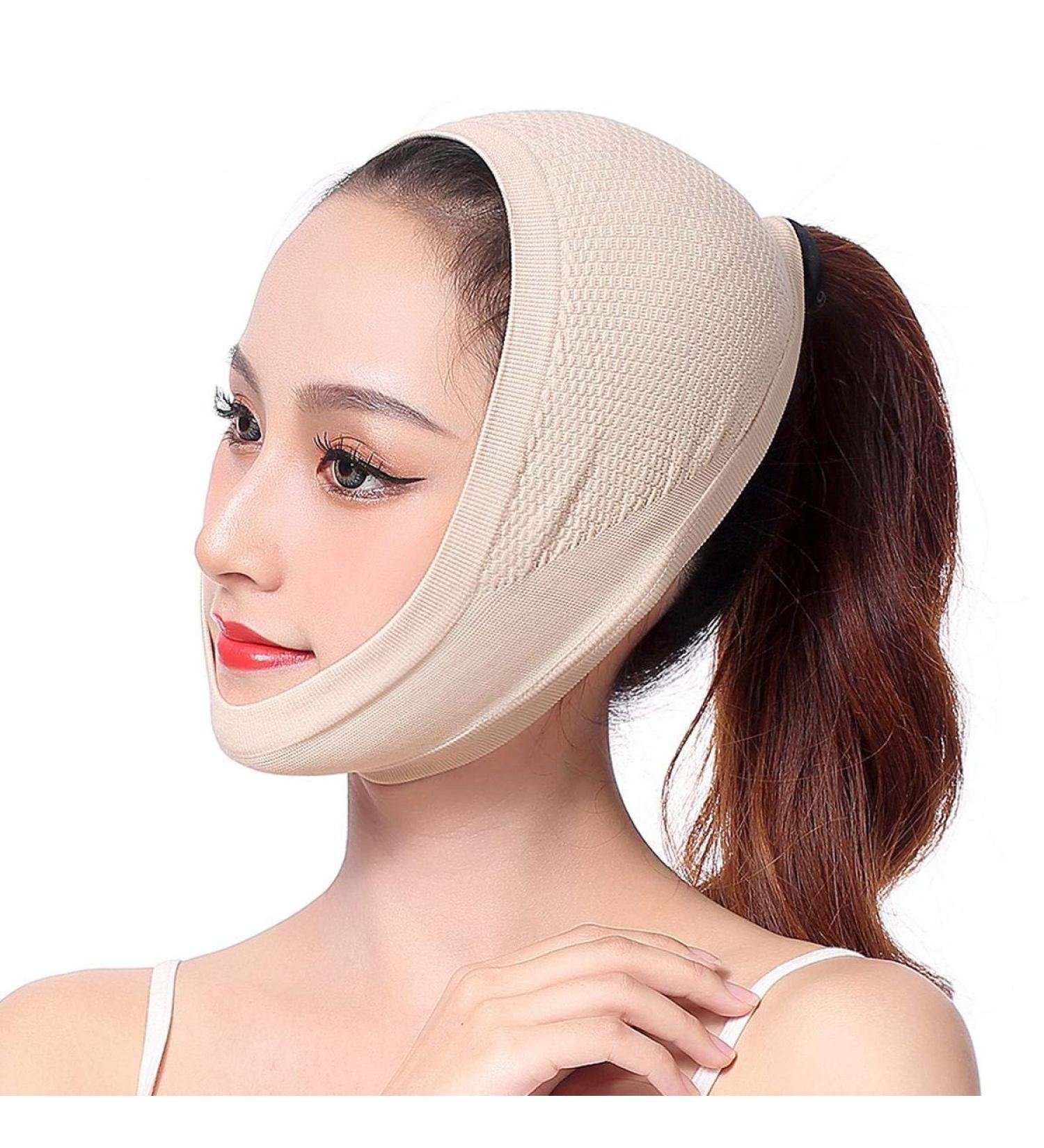 V-Face Lifting Tool | Facial Beauty Bandages for Double Chin & Face Drooping | Sleep & Lifting Instrument - Buy Online on GoSupps.com