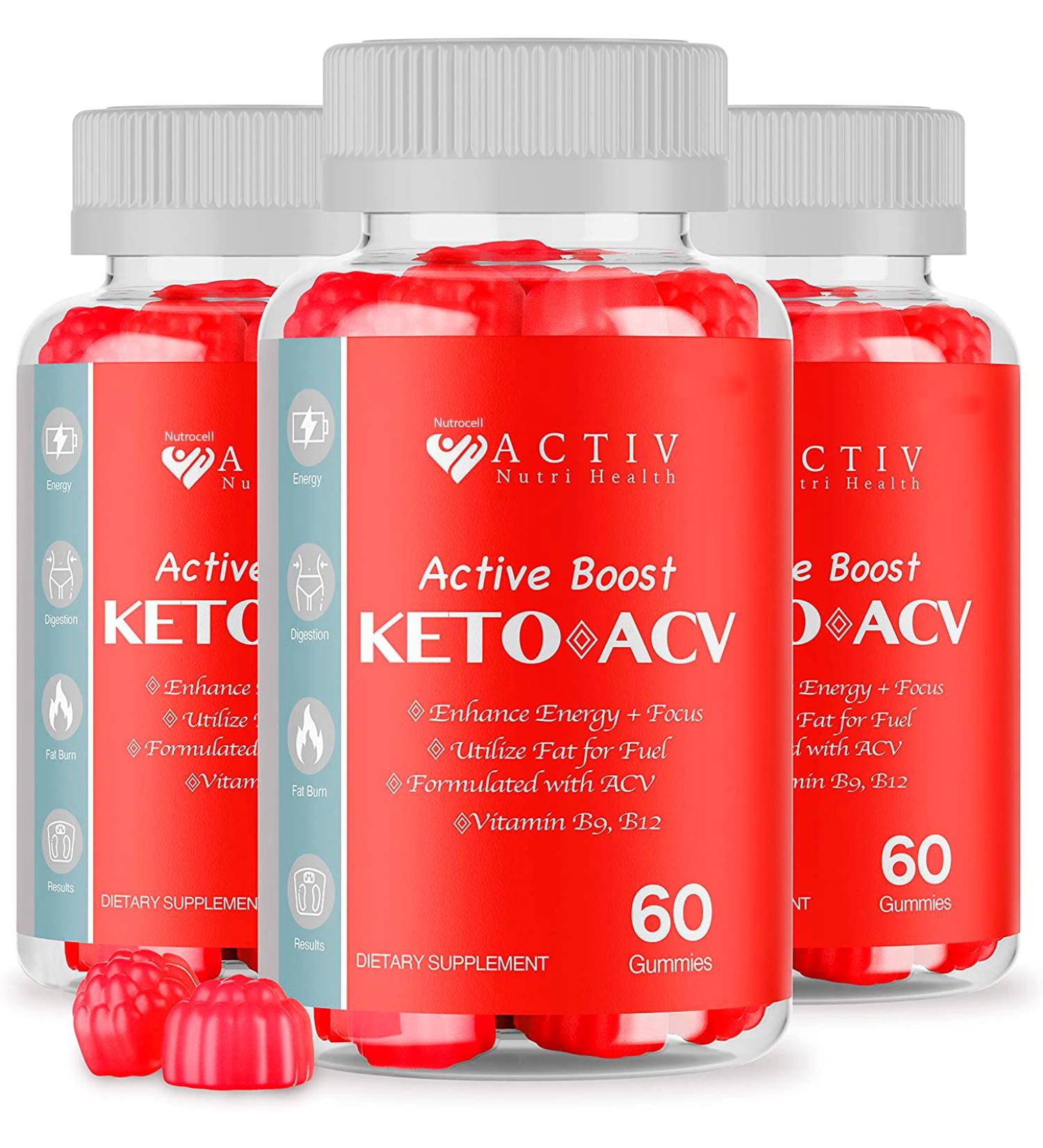 Activ Keto ACV Gummies - Advanced Formula for Health | Keto ACV Shark Gummy Bears with Apple Cider Vinegar | Dietary Supplement - Buy Online on GoSupps.com