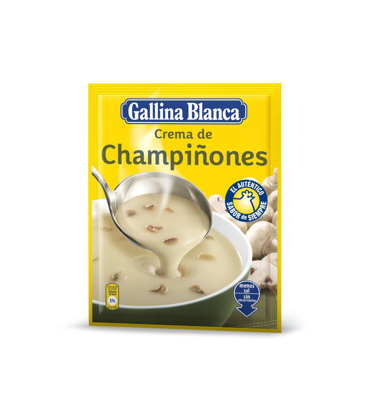  Gallina Blanca Gallina Blanca - Mushroom Cream 62 g - Pack of 24  - Buy Online on GoSupps.com