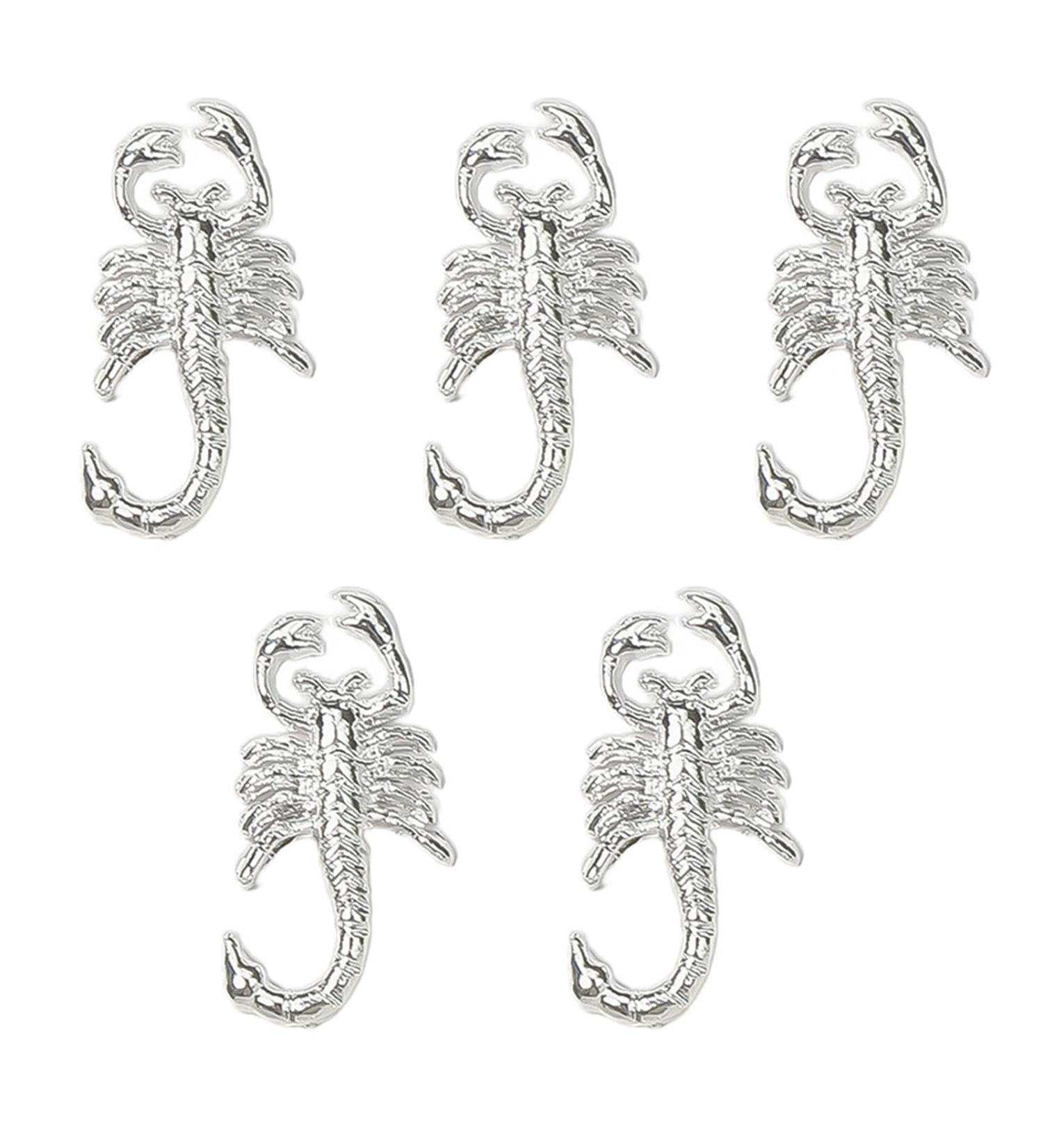 FEIlei Embossed Nail Charms 3D Scorpion Nail Art Accessories for DIY Nail Art Design Nail Art Decoration Jewelry Making - Buy Online on GoSupps.com