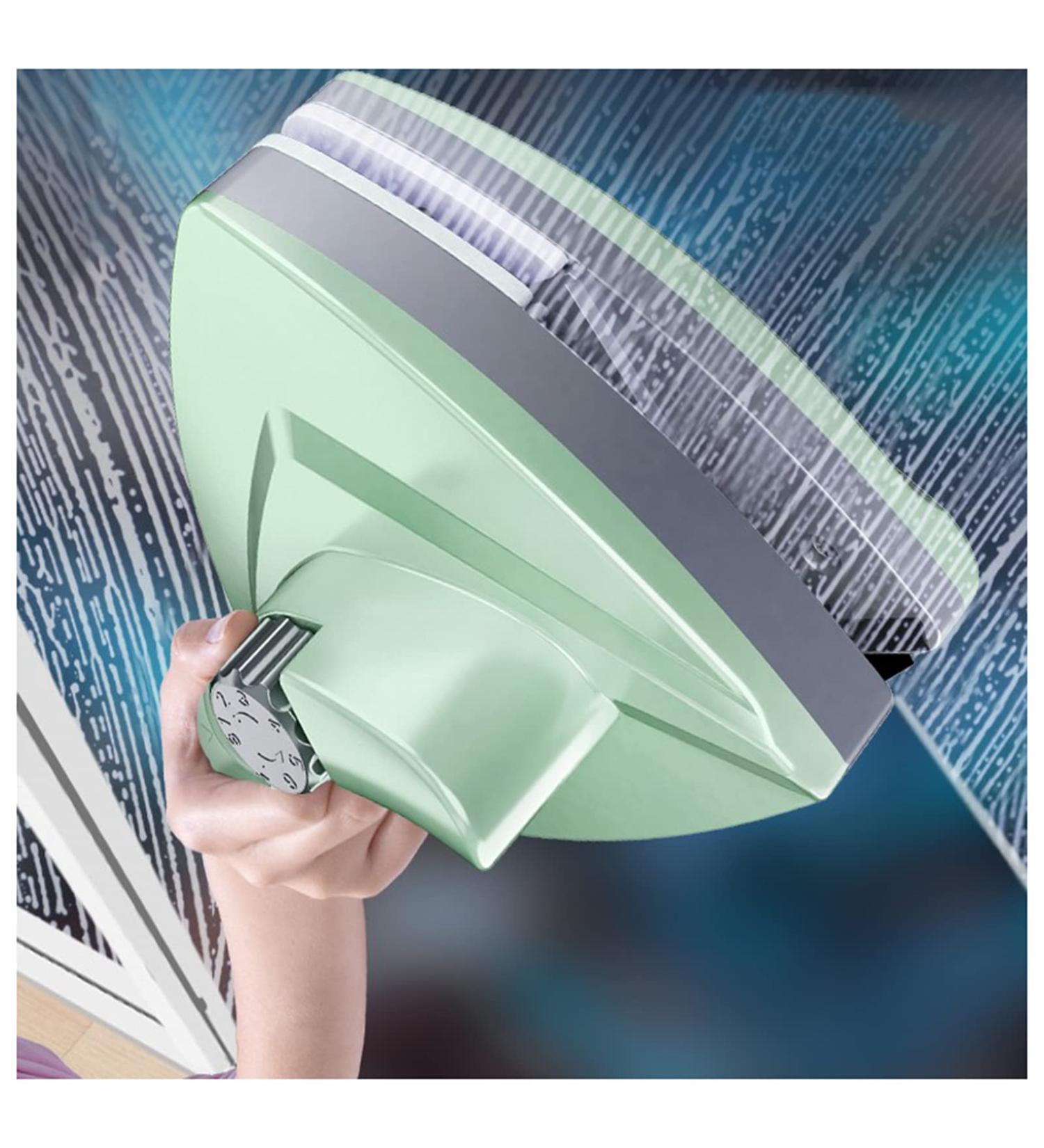 Window Cleaner Wipers Double-Sided Window Cleaner Glass Cleaning Brush Glass Wiper Household Cleaning Tools with Anti-Falling Rope for High-Rise Double Glazed Windows - Buy Online on GoSupps.com