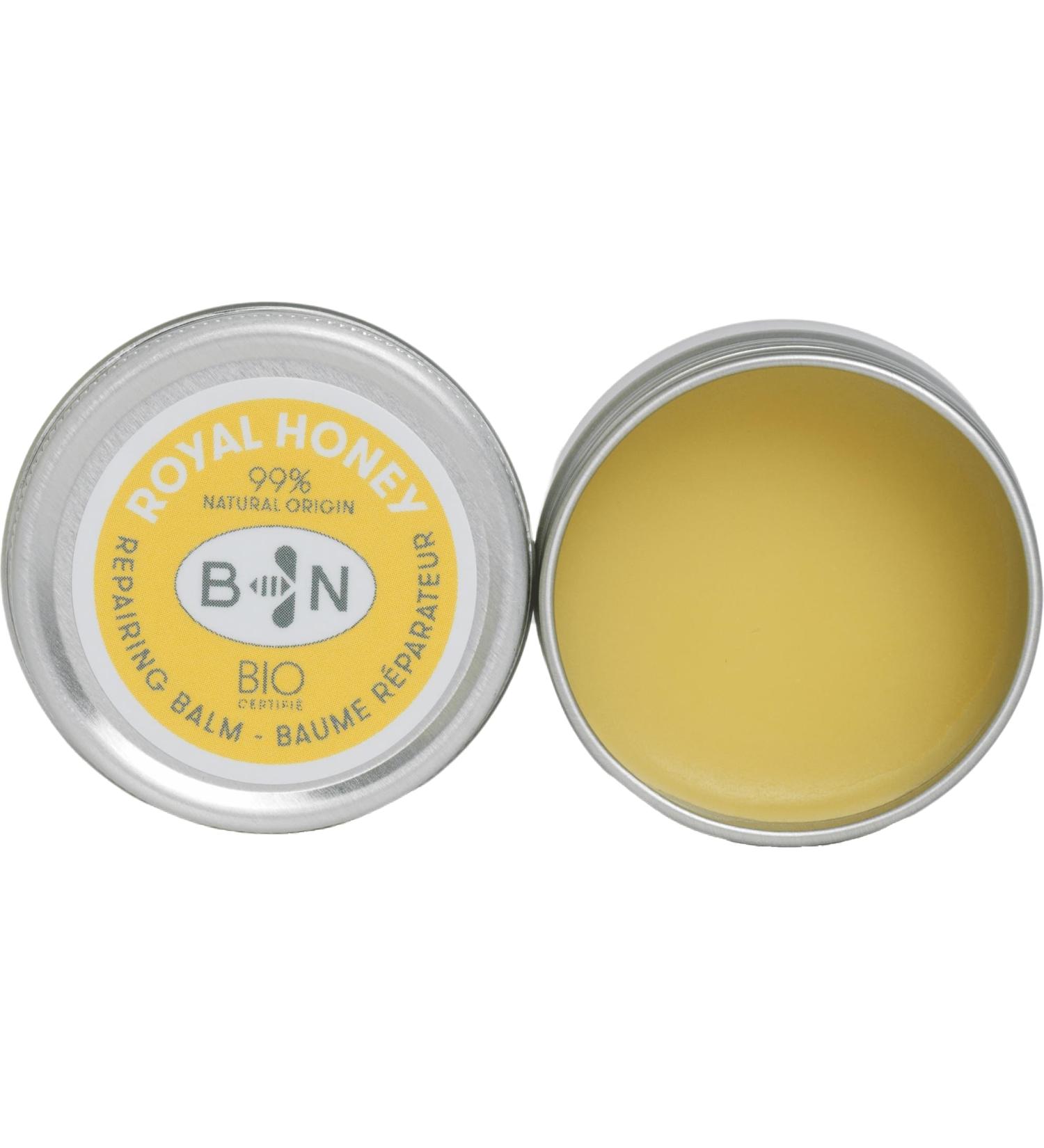 Bee Nature - Organic Honey Lip Balm - Overnight Lip Mask Treatment - Moisturizes Nourishes Soothes - Sunburn Relief - Nipple Cream - Cracked Repair Cream - 10g - Buy Online on GoSupps.com