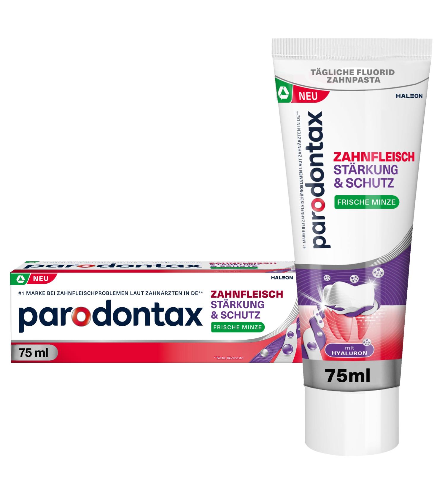  Parodontax Parodontax Toothpaste clinically proven to strengthen and protect gums helps strengthen and protect the gum line for healthy gums fresh mint 75 ml - Buy Online on GoSupps.com