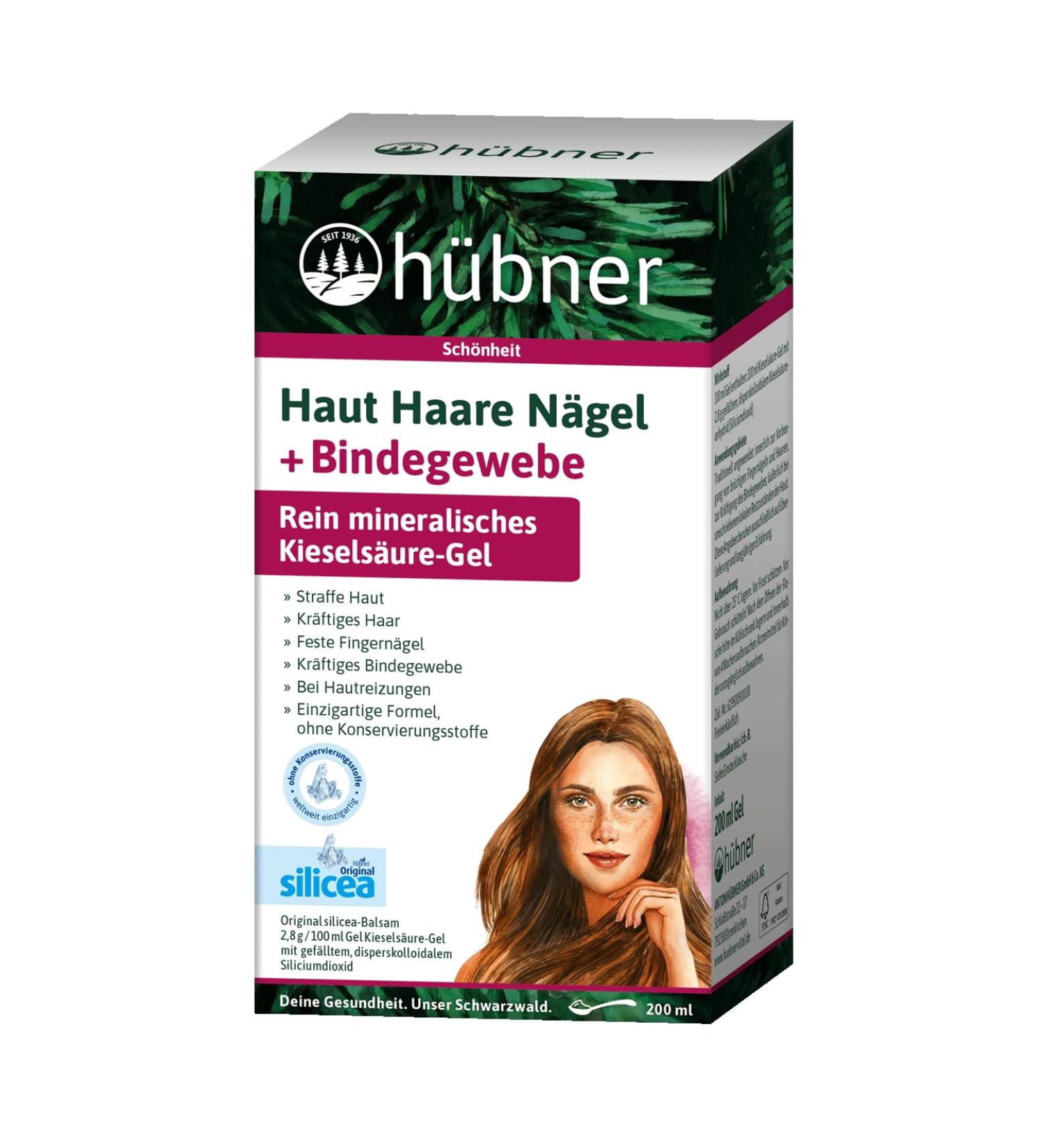 H bner Silica Balm for Hair and Connective Tissue 200ml Natural Silicon Gel Firming and Care - Buy Online on GoSupps.com