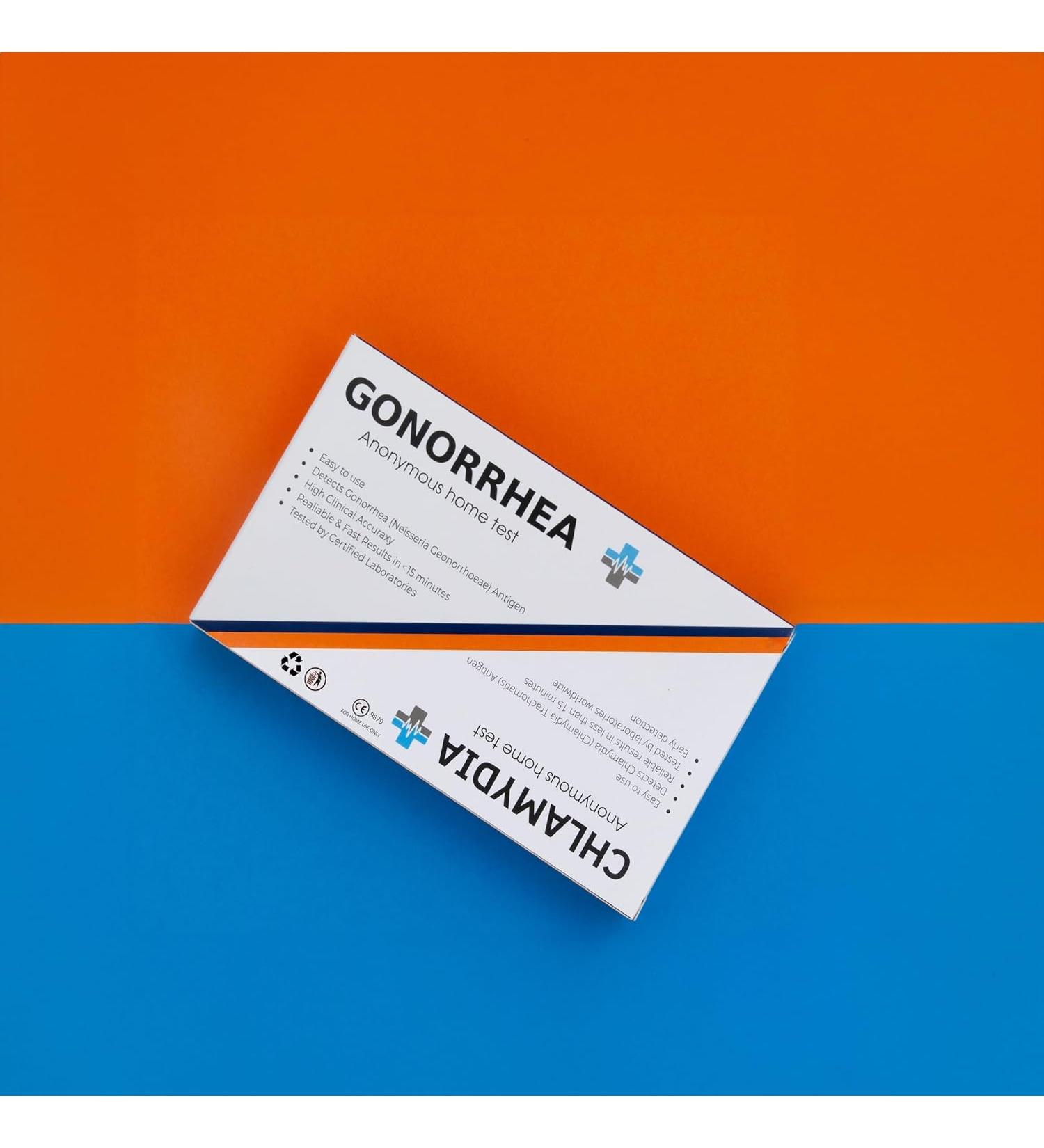 Baleamed Chlamydia and Gonorrhea Pack Self Quick Test Kit for Men and Women Detection of STI STD Infection Professional Use Fast Results Certified 100% Accuracy - Buy Online on GoSupps.com