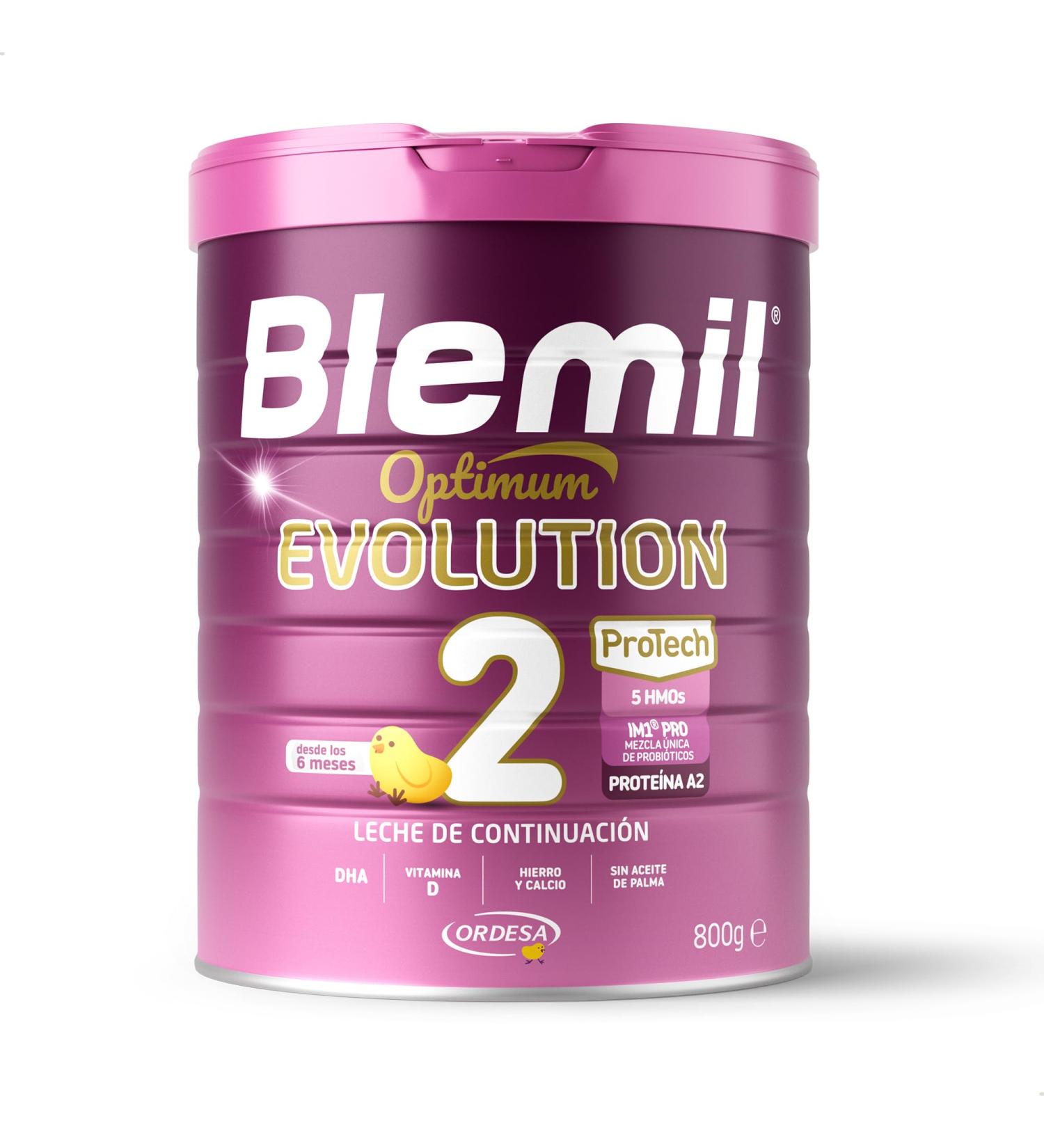 Ordesa Laboratories SL Blemil 2 Optimum Evolution 800g Followup milk powder for babies from 6 months 800 g Paquete de 1 - Buy Online on GoSupps.com