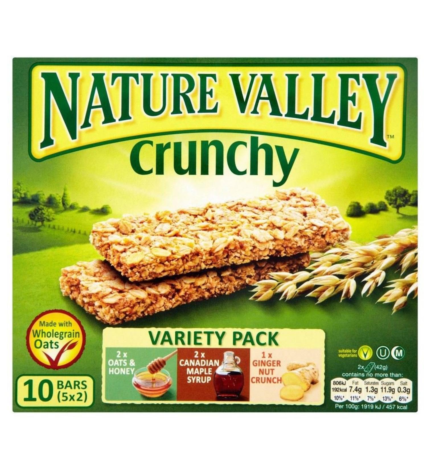 Nature Valley Nature Valley Crispy Cereal Bars - Variety (5 x 42g)