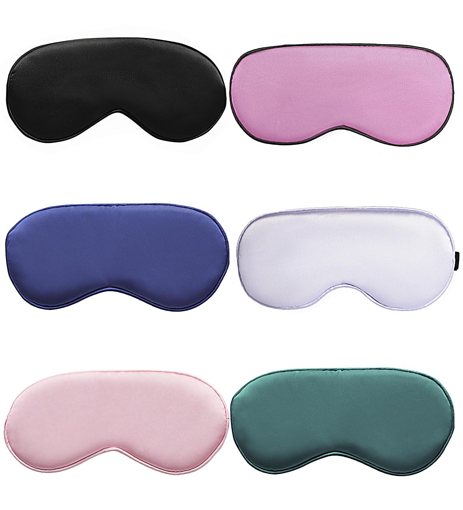 6PCS Sleep Mask Set - Soft Eye Masks for Side Sleepers | Adjustable Night Eye Masks for Women & Men | Perfect for Travel & Relaxation - Buy Online on GoSupps.com