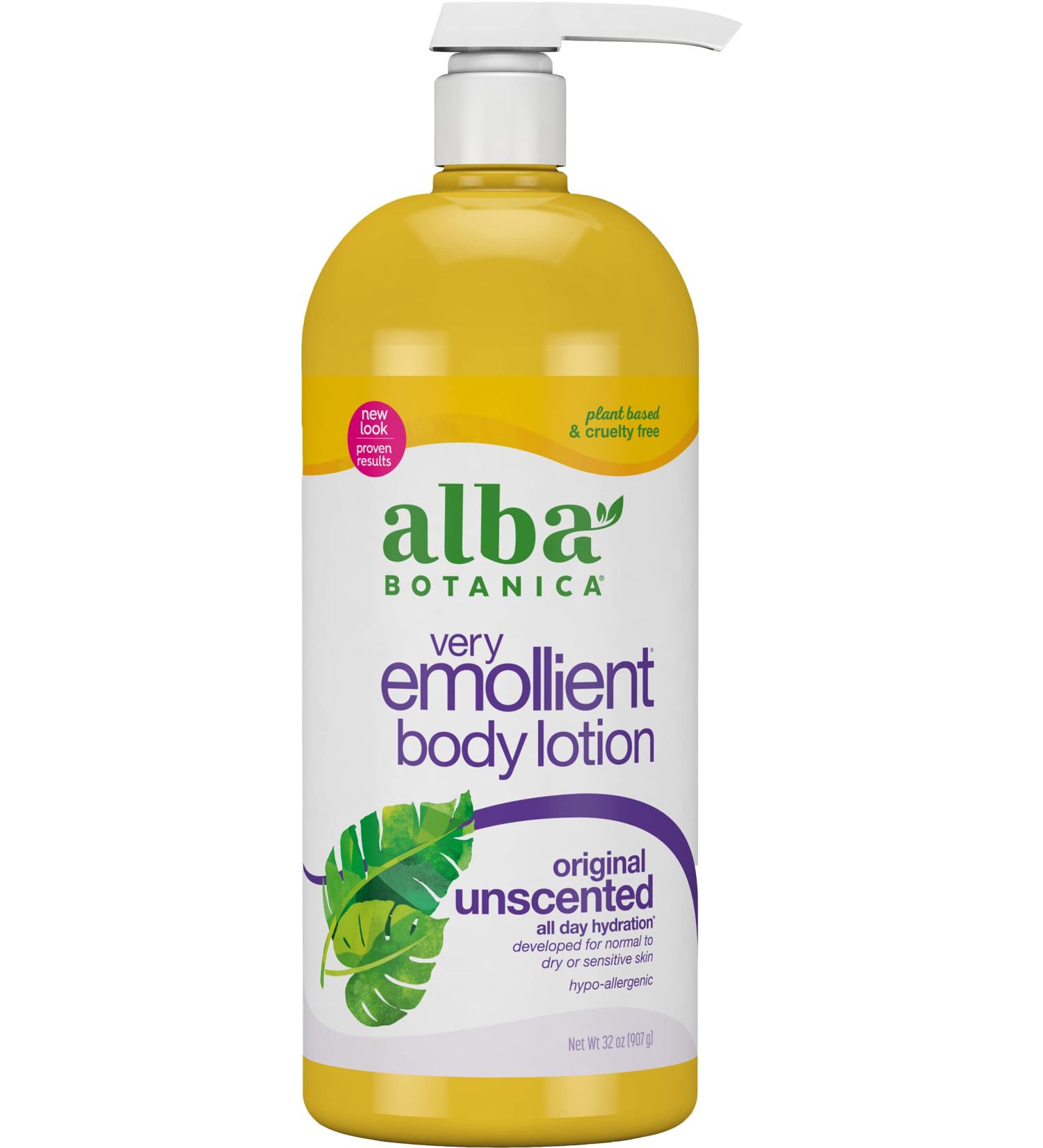 Buy Alba Botanica Unscented Emollient Lotion 32 Fl Oz - Hydrating Skin Care for All Skin Types | International Shipping Available - Buy Online on GoSupps.com