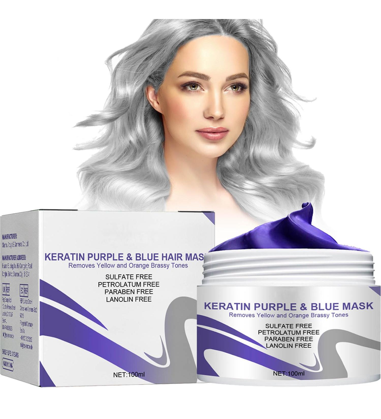 Masque Nutritif & Illuminateur Masque Cheveux R parateur Purple Toning Hair Mask for Blonde Hair Masque Violet Neutralisant Express pour Cheveux Blonds Color Extend Blondage - Buy Online on GoSupps.com