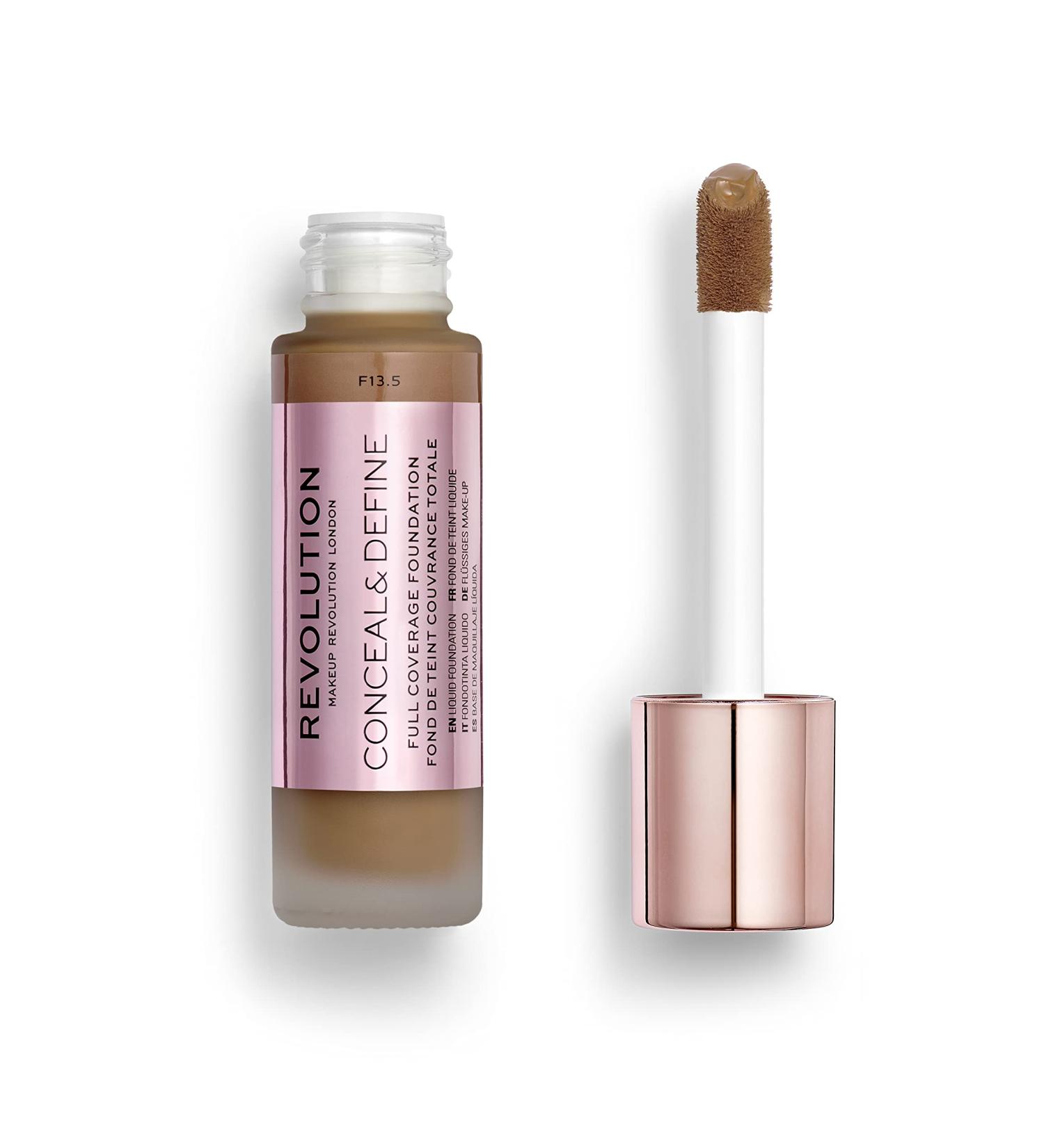 Revolution Beauty London Conceal and Define Foundation F13.5, 23ml - Pack of 1 - Buy Online on GoSupps.com