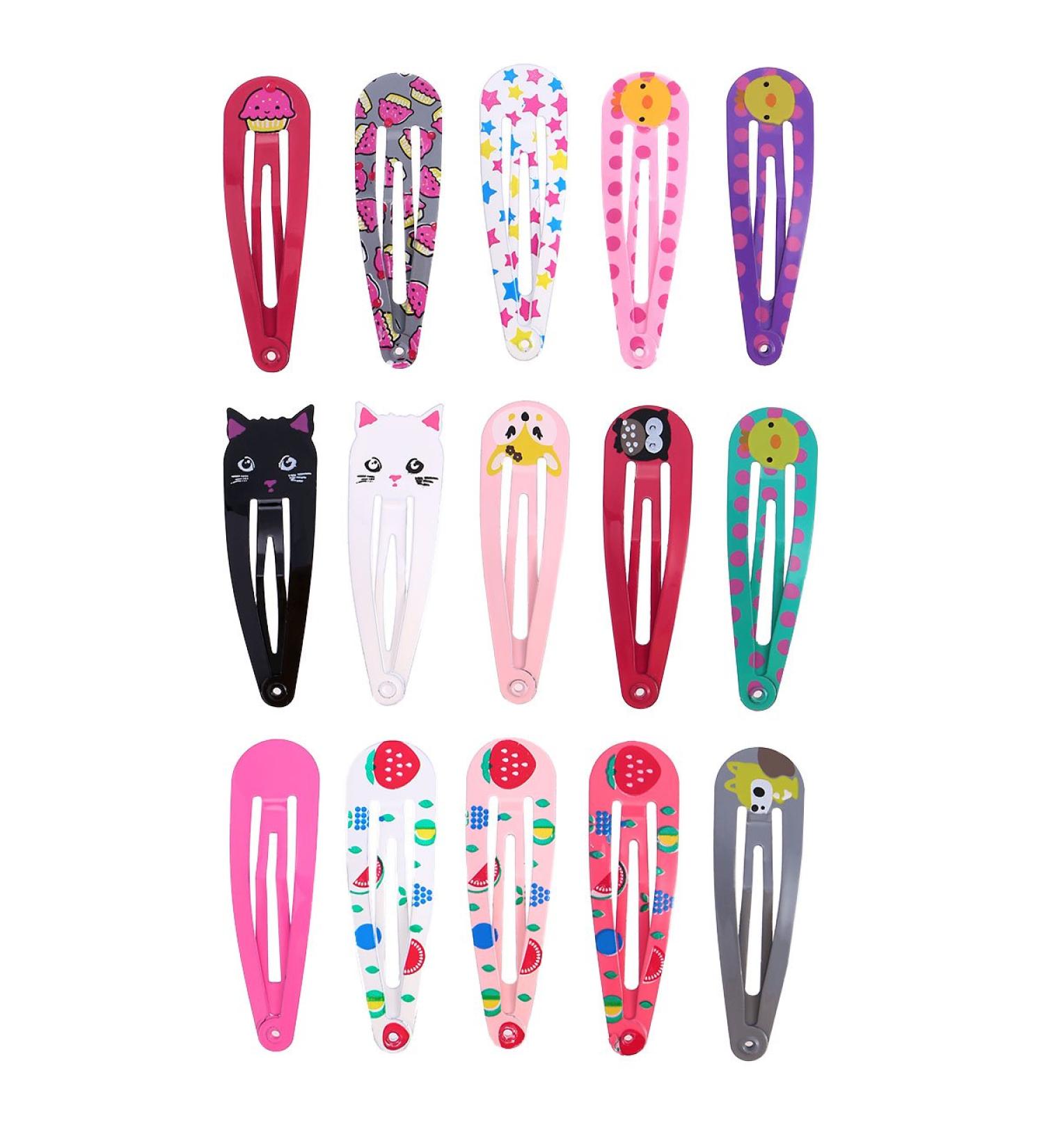 Frcolor 5PCS Snap Hair Clips - No Slip Metal Hair Clips for Girls | Durable & Stylish Accessories for All Hair Types - Buy Online on GoSupps.com