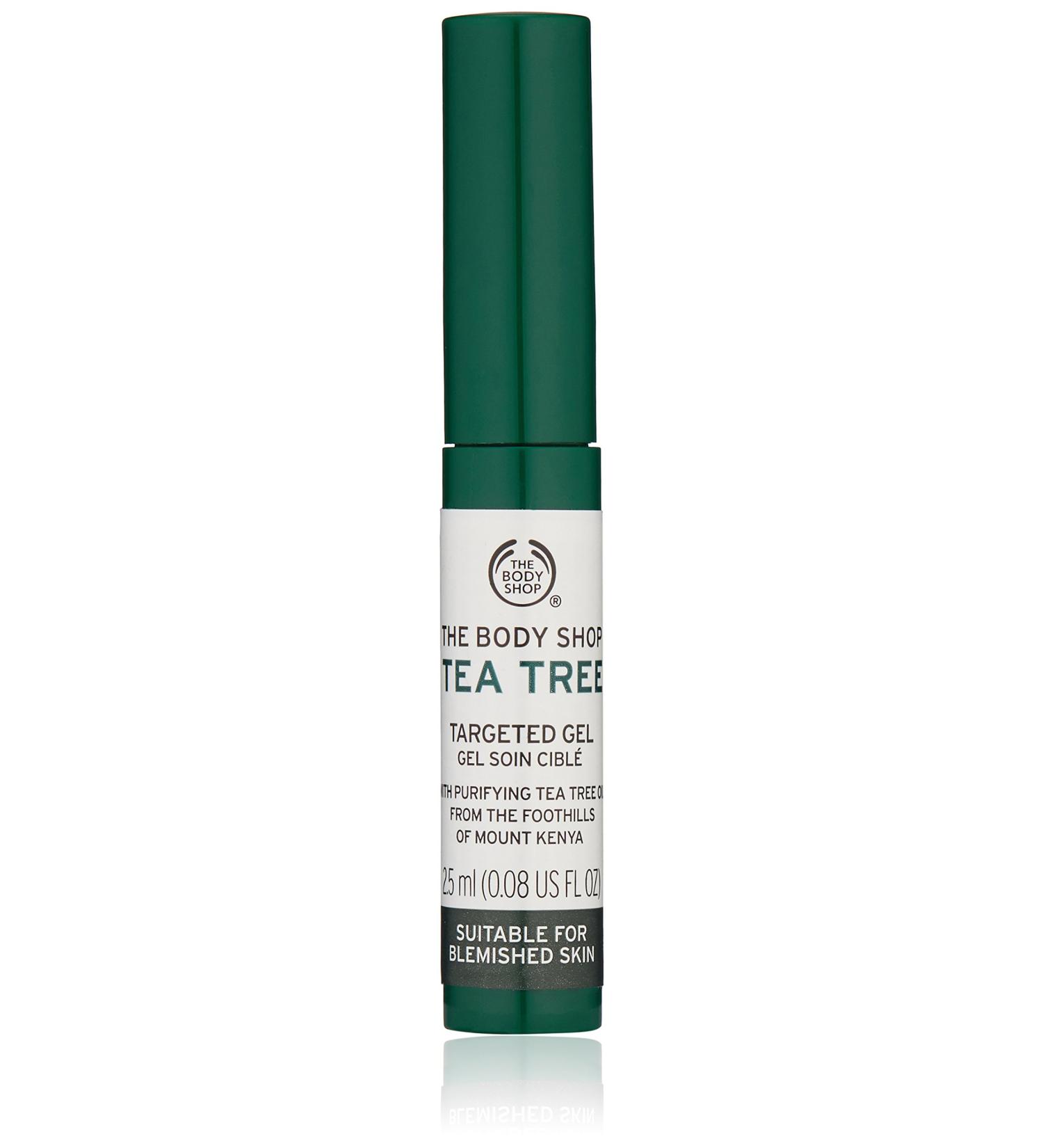 The Body Shop Tea Tree Targeted Gel - 0.08 Fl Oz (Pack of 1) | Tea Tree Oil for Blemish-Prone Skin - Buy Online on GoSupps.com
