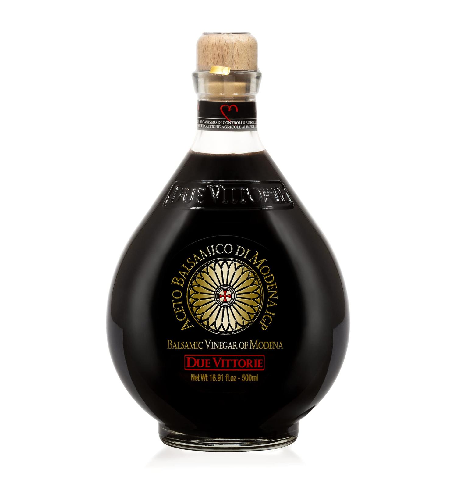 Balsamic Vinegar of Modena PGI Oro Due Vittorie 500ml - Authentic Italian Condiment - Buy Online on GoSupps.com