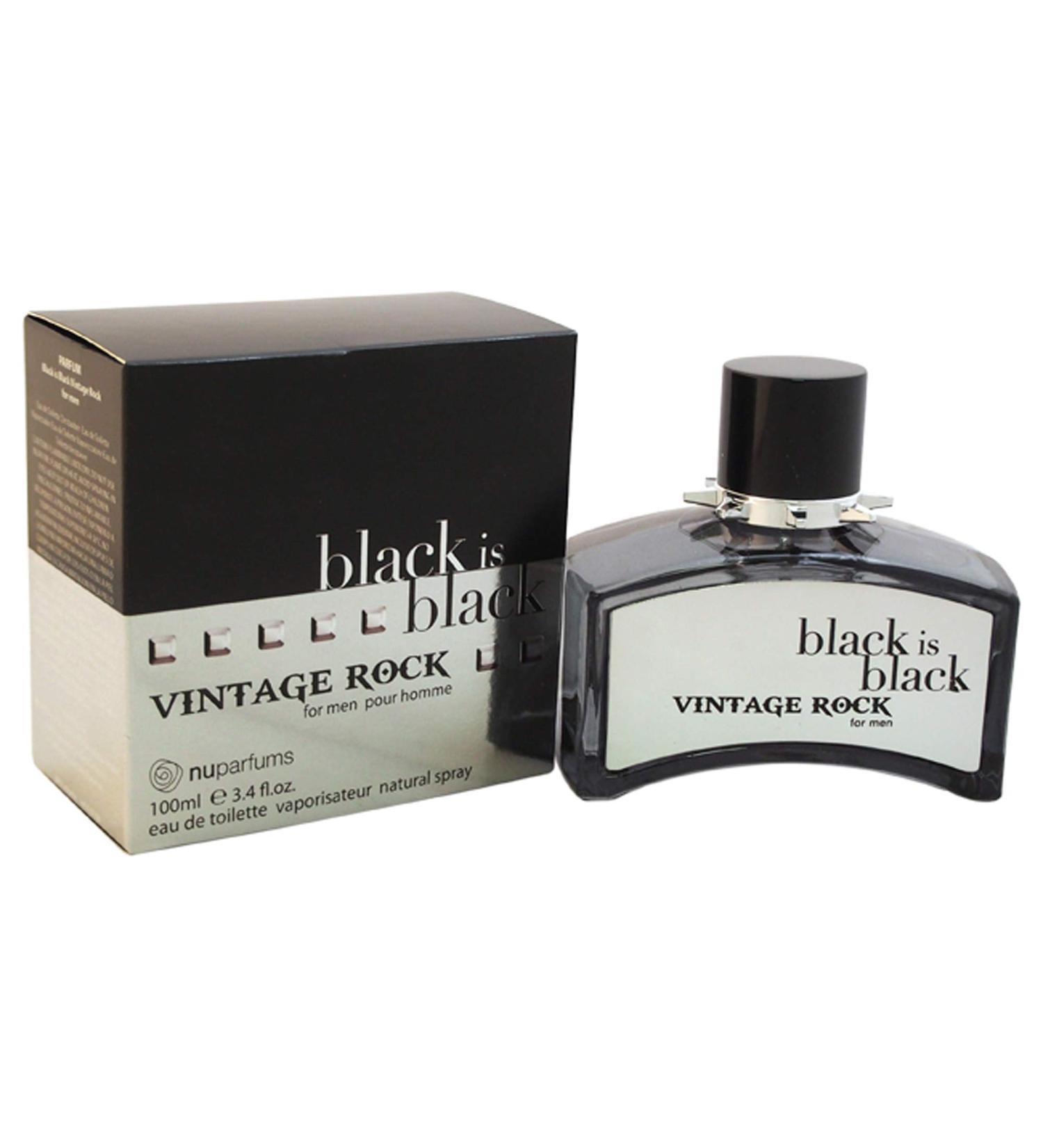 Black is Black Vintage Rock Eau de Toilette 3.4 Ounce