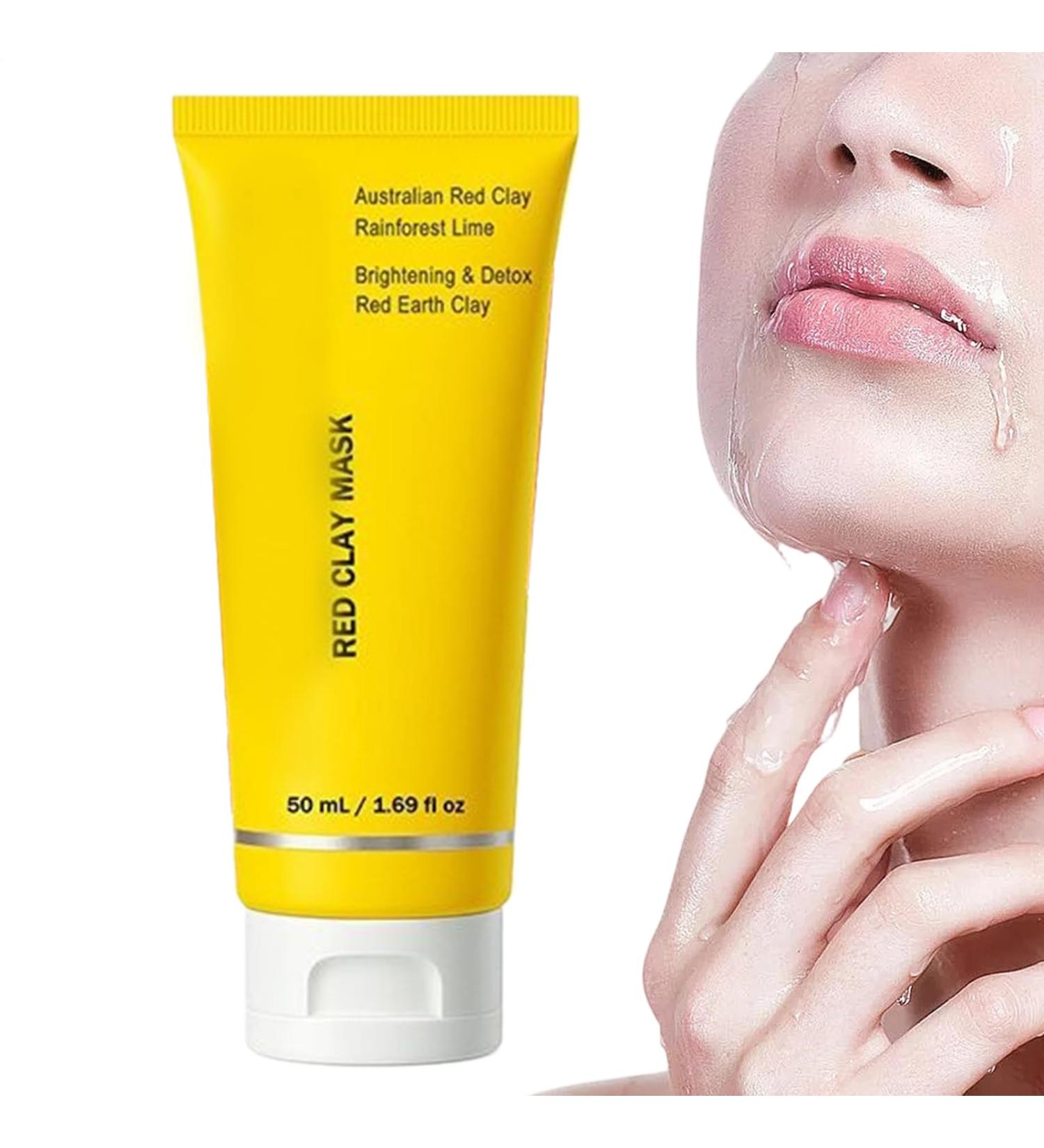 Facial Cream - 50ml Natural Clay Film Cleanser Moisturizing for Oily Dry and Sensitive Skin Dull Complexion for Women Men Teenagers etc. - Buy Online on GoSupps.com