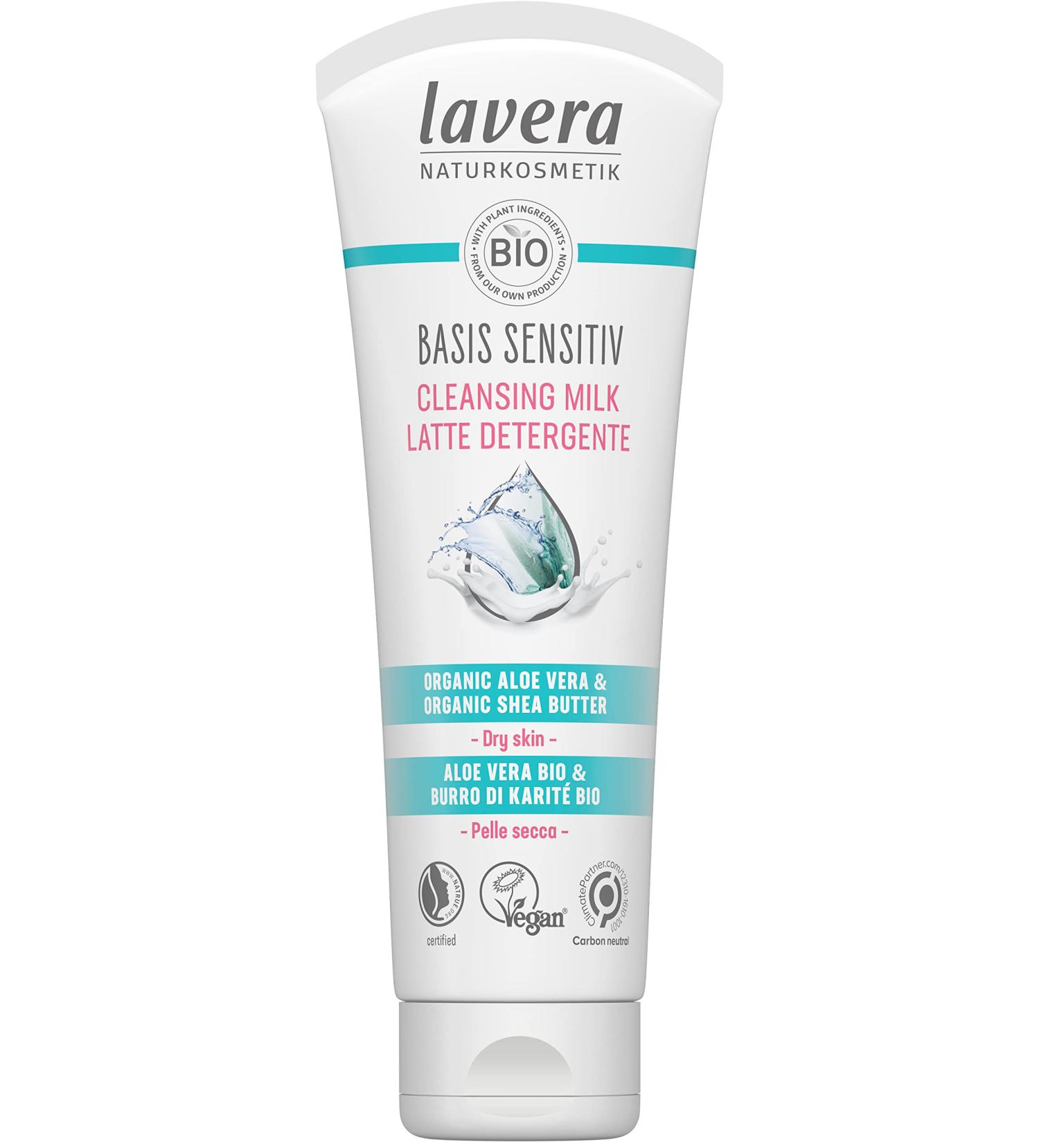 LAVERA 2 In 1 Cleansing Milk 125 ML - Gentle Facial Cleanser for All Skin Types | Shop Internationally - Buy Online on GoSupps.com
