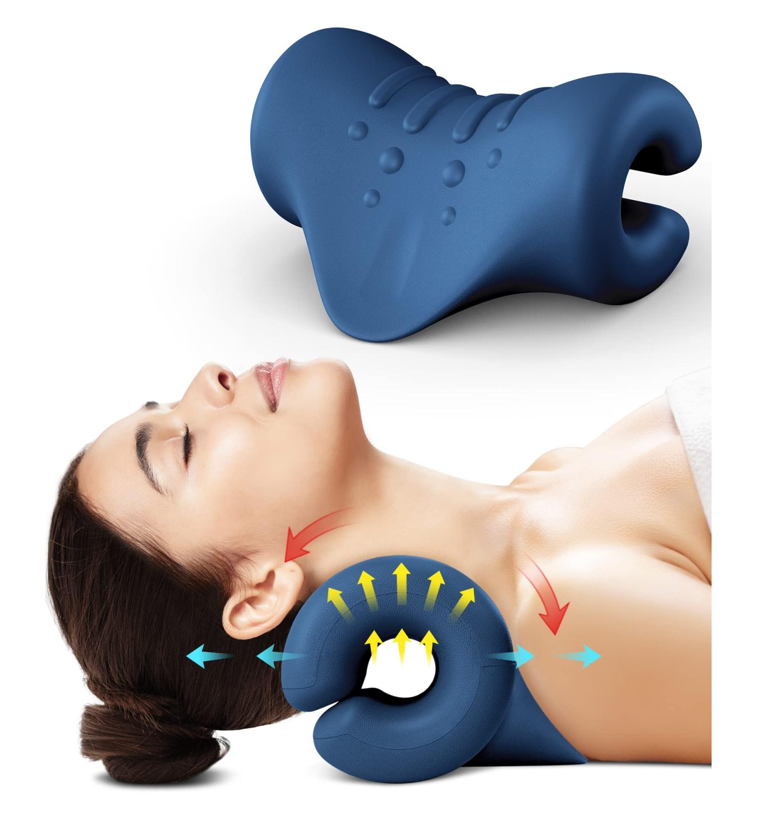 Neck and Shoulder Relaxer for TMJ Pain Relief and Cervical Vertebrae