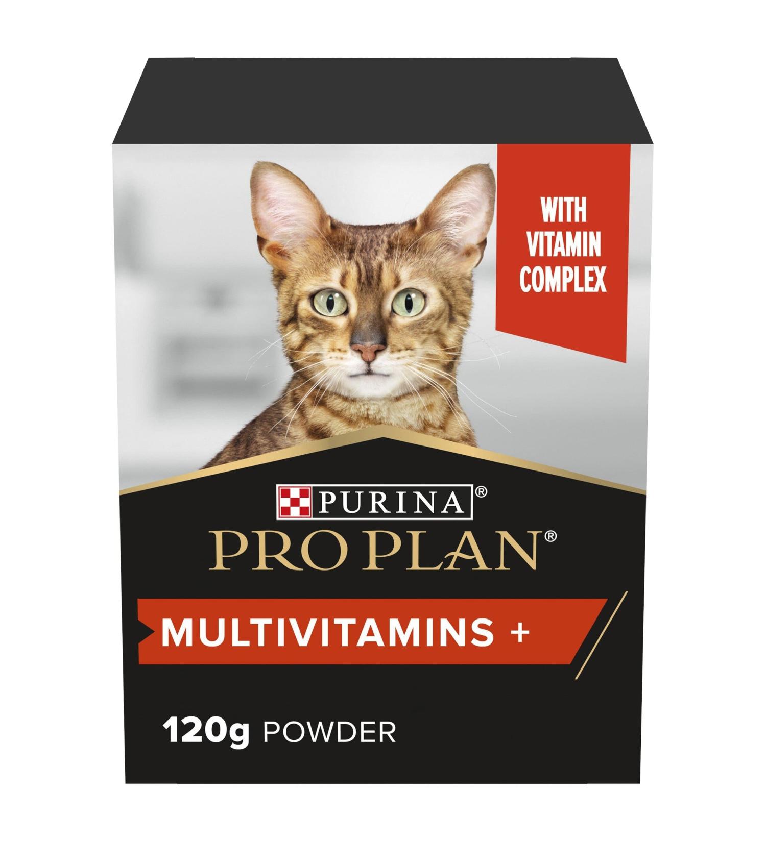 PRO PLAN Cat Multivitamin Supplement | Supports Vitality and Overall Health | With Vitamin B Complex | For Adult and Senior Cats | 120g Powder - Buy Online on GoSupps.com