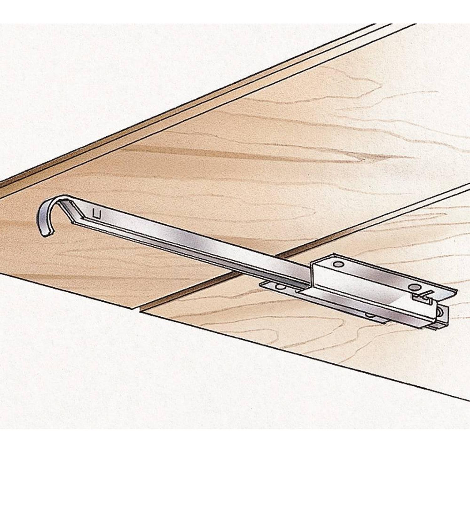 Metal Drop Leaf Support