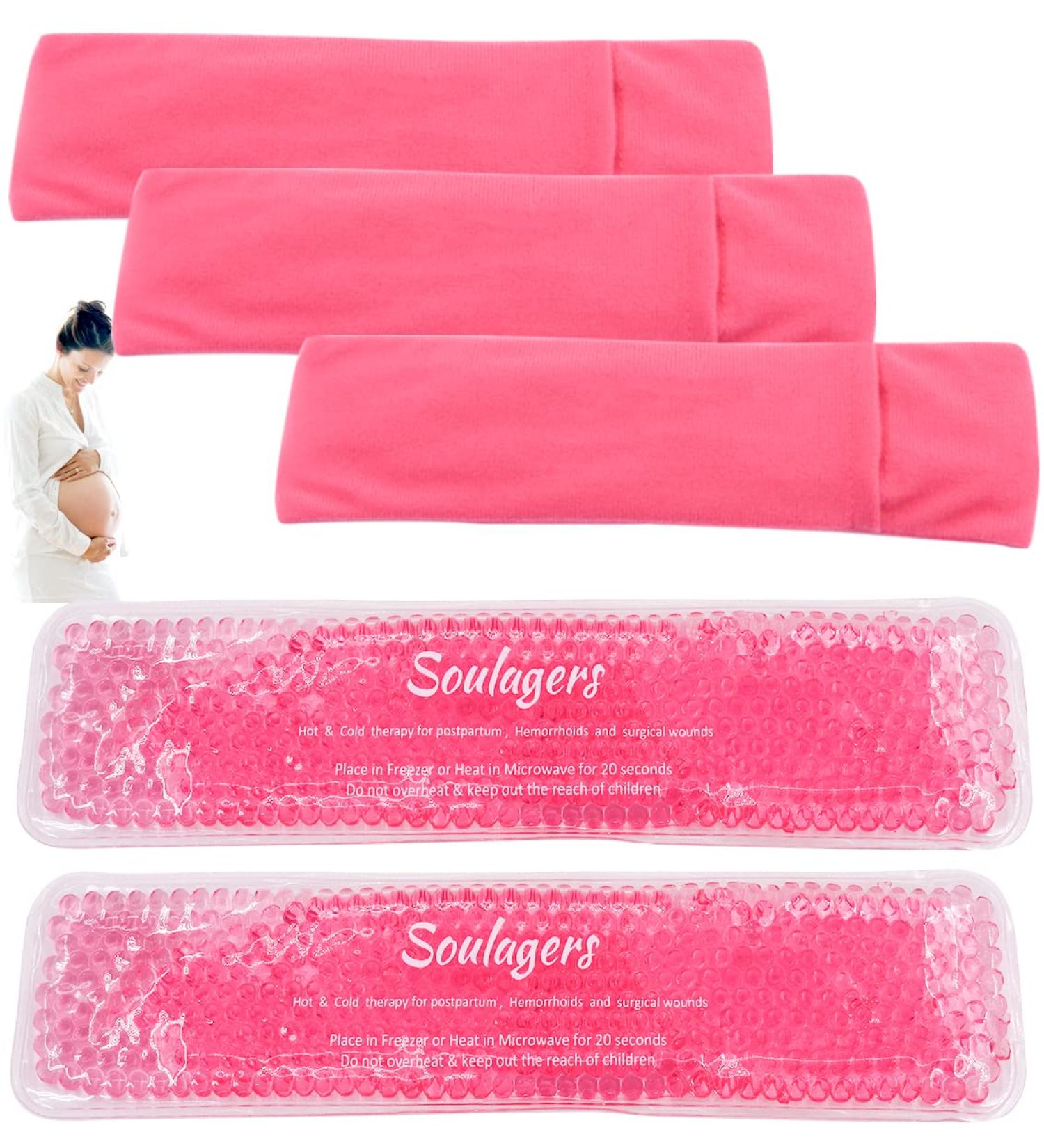 Perineal Cooling Pad for Postpartum & Hemorrhoid Pain Relief - Instant Cold Pack for Vaginal Ice Pack (11 * 3 in) - Buy Online on GoSupps.com