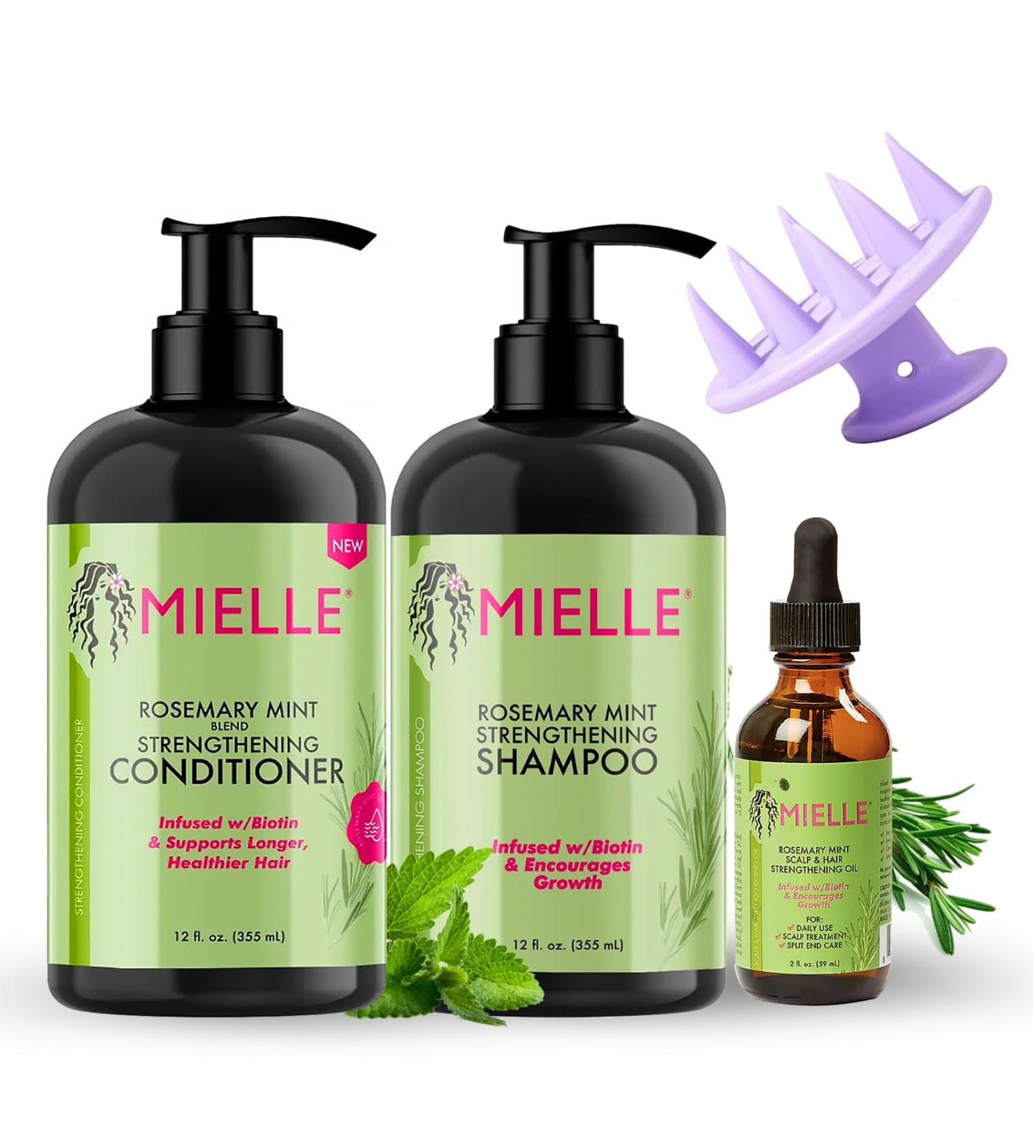 Rosemary Mint Collection Shampoo Conditioner Oil Set 118.33 ml (Pack of 3) - Buy Online on GoSupps.com