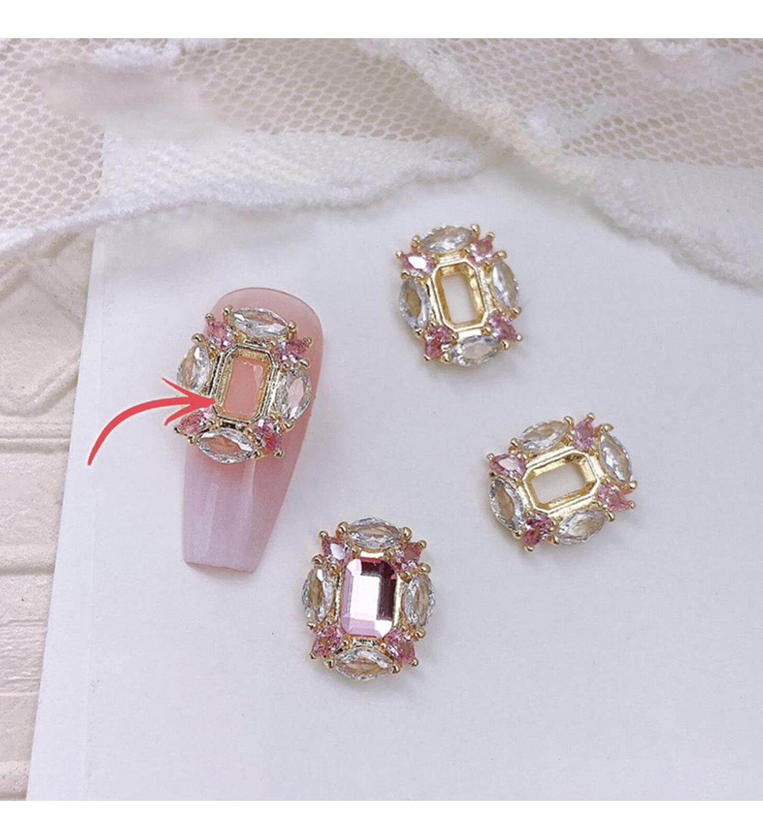 FEIlei Zircon Nail Rhinestones 3D Nail Charm Alloy Nail Jewelry Gem-Nail Art Decoration - Buy Online on GoSupps.com