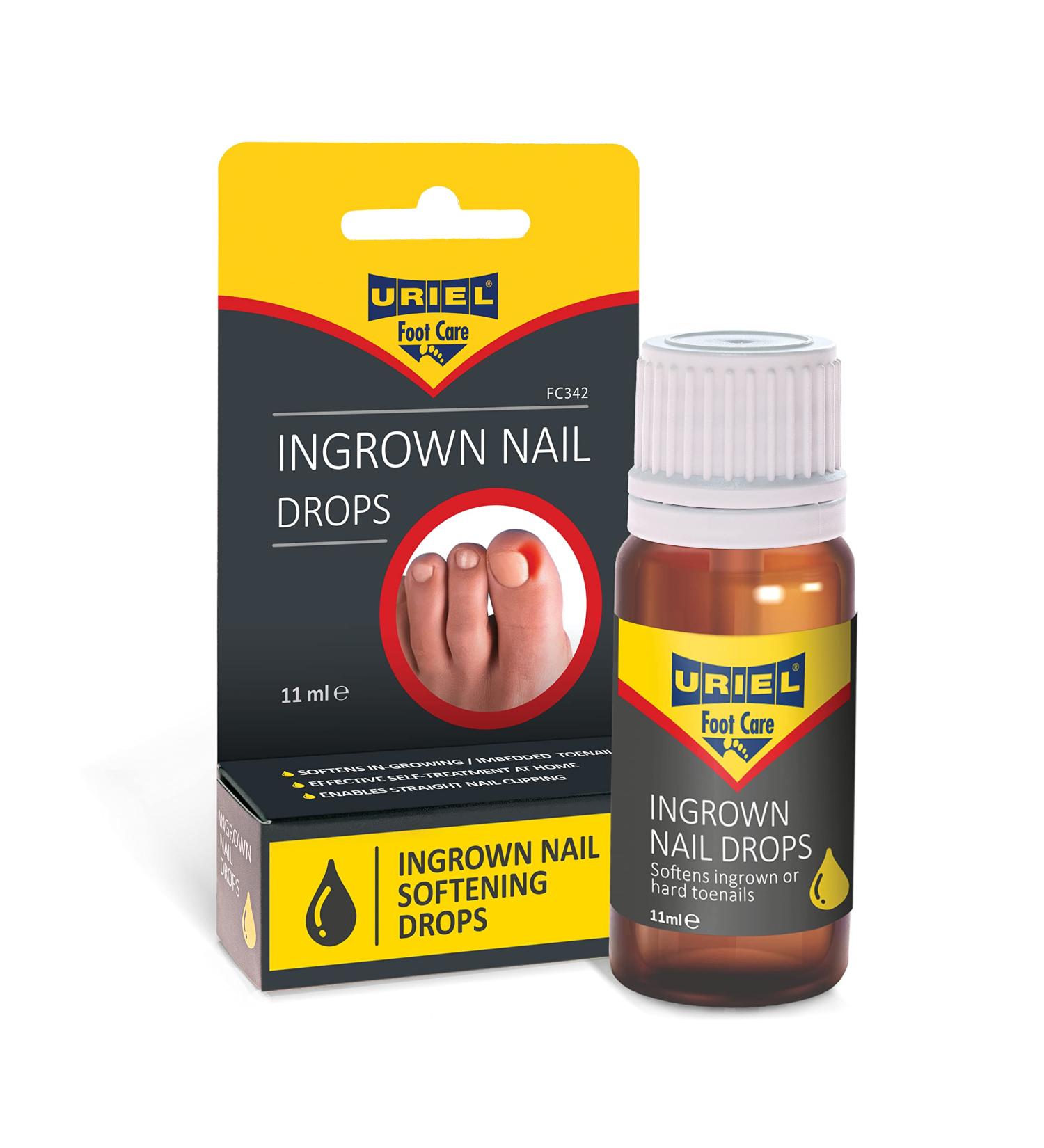 URIEL Advanced Treatment Ingrown Toenail Drops - Effective Solution for Pain Relief and Healing - Buy Online on GoSupps.com