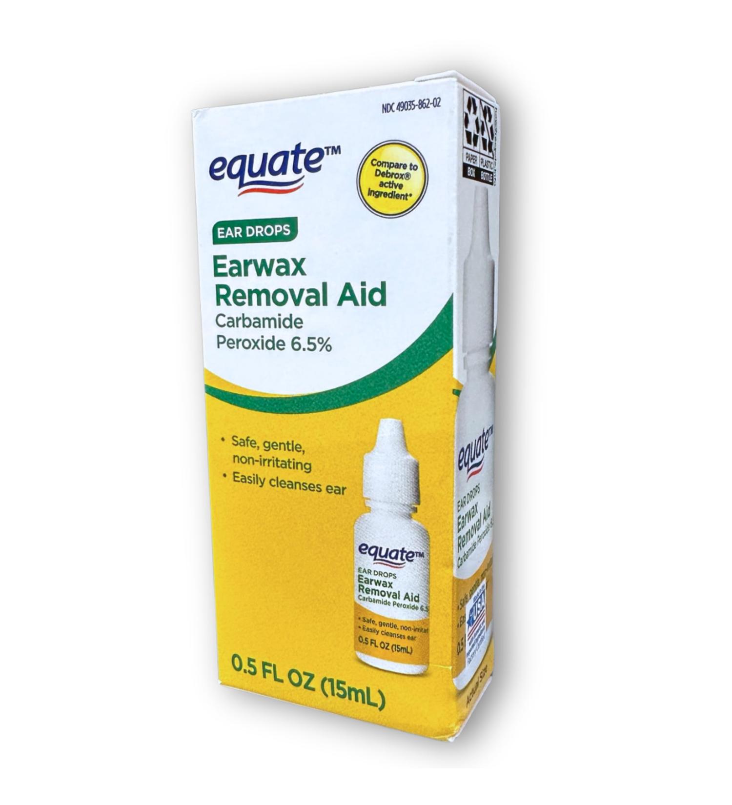 Earwax Removal Aid with Carbamide Peroxide 6.5%- Ear Drops 0.5 fl oz (Pack of 1) - Buy Online on GoSupps.com