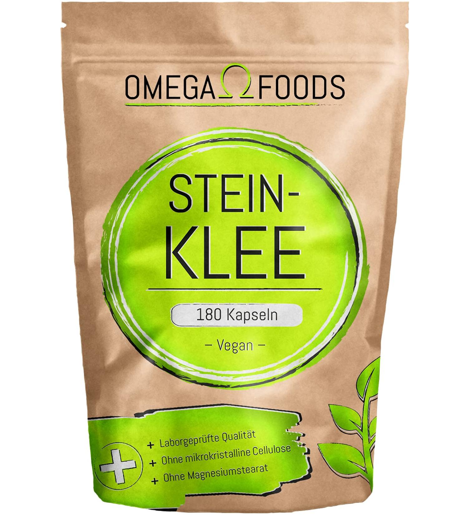 Steinklee Capsules - 180 Vegan Melilotus Officinalis 1000mg - High-Dose Stone Clover for Optimal Health - Buy Online on GoSupps.com